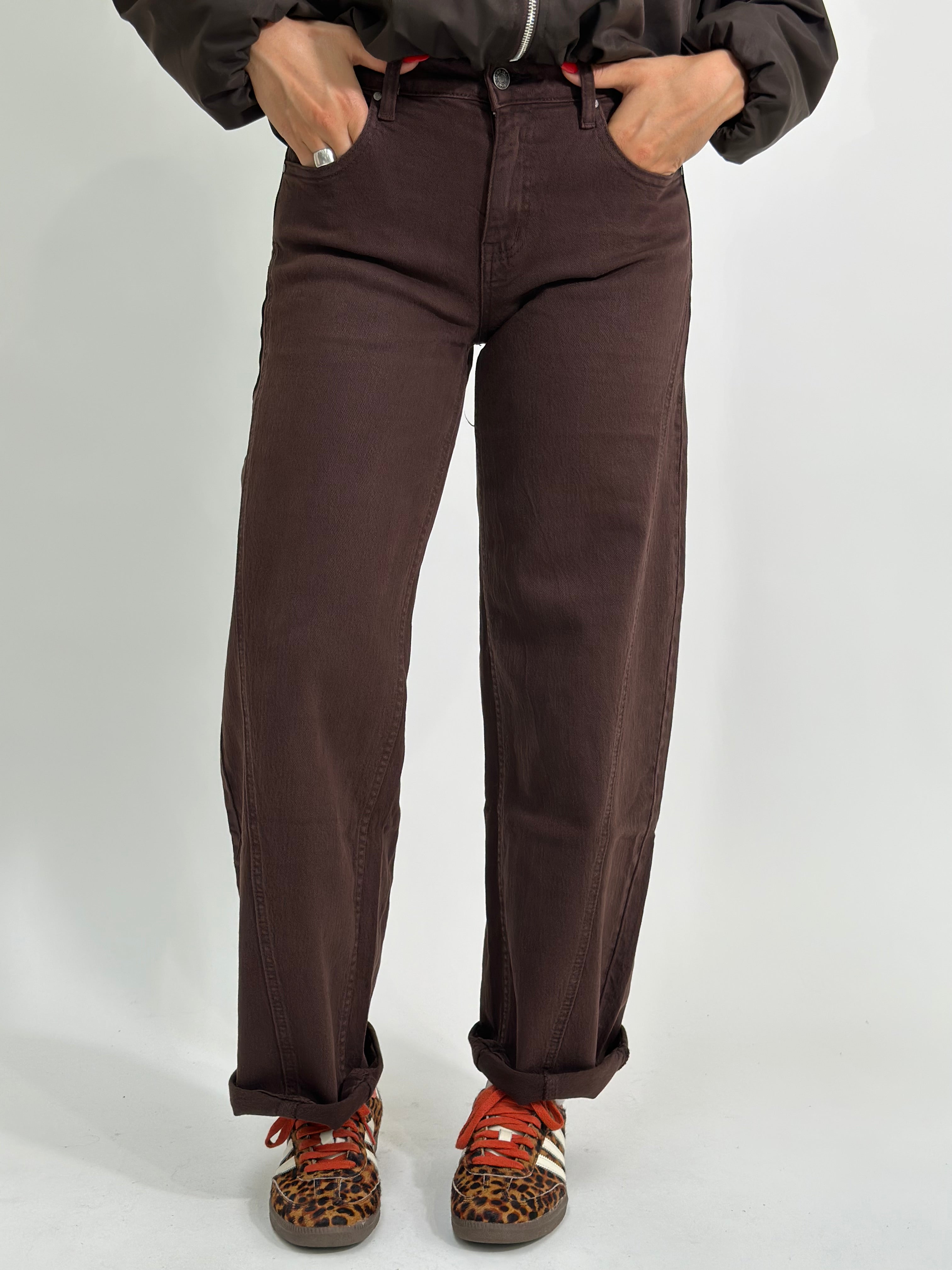 Jeans Baloon ciocco L1235