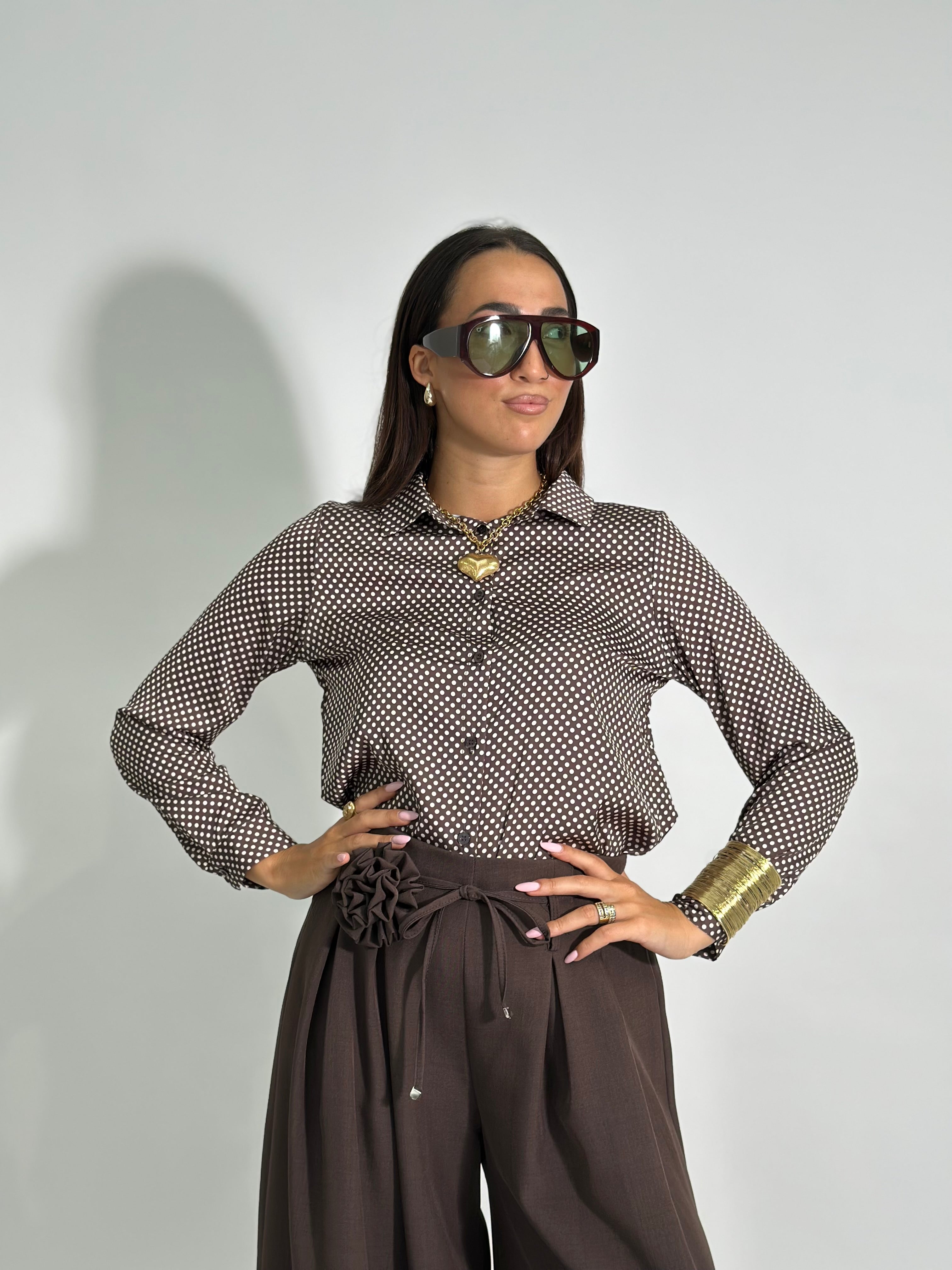 Camicia pois 24244C MORO