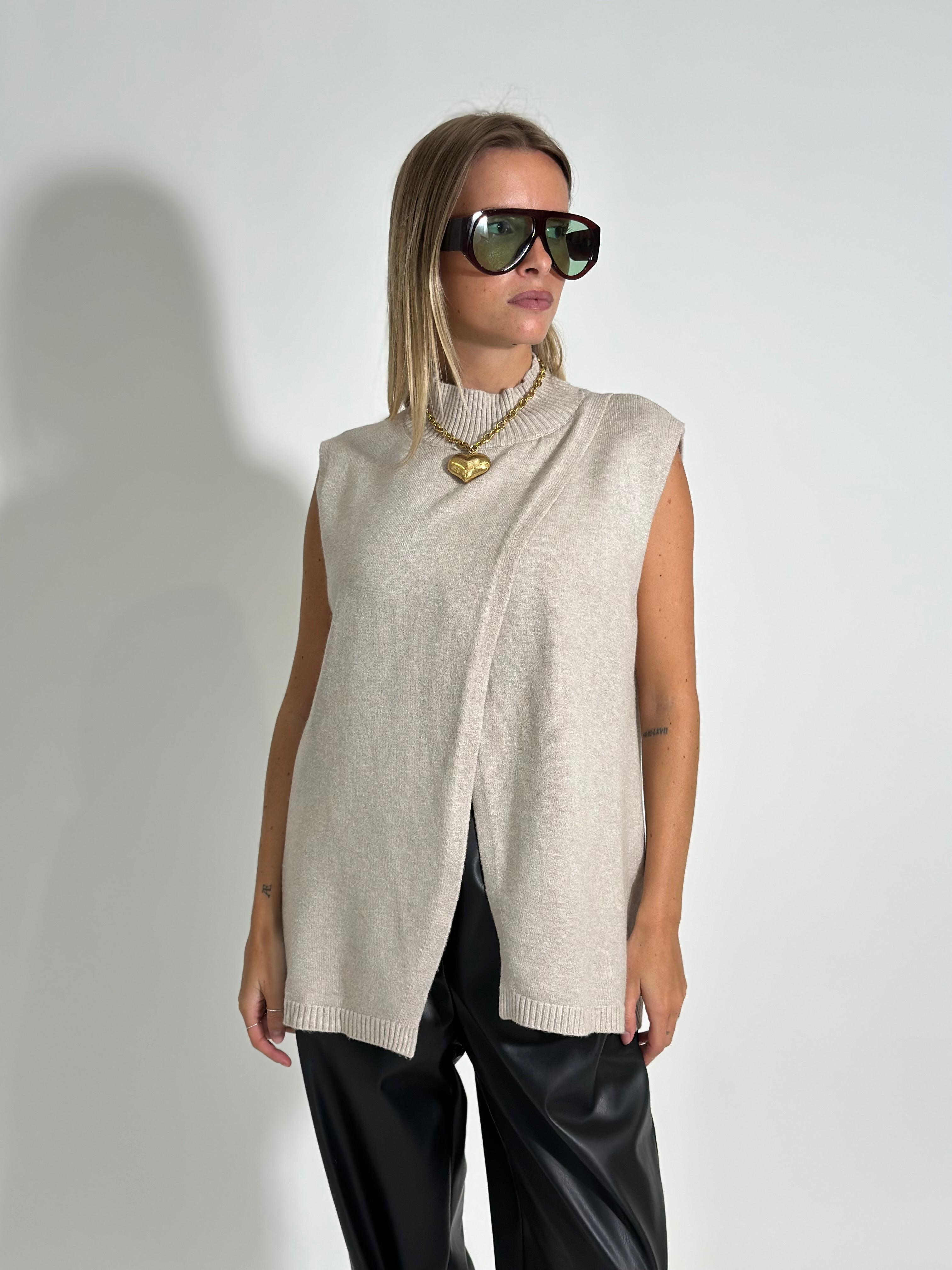 Gilet ZS5373 ECRÙ