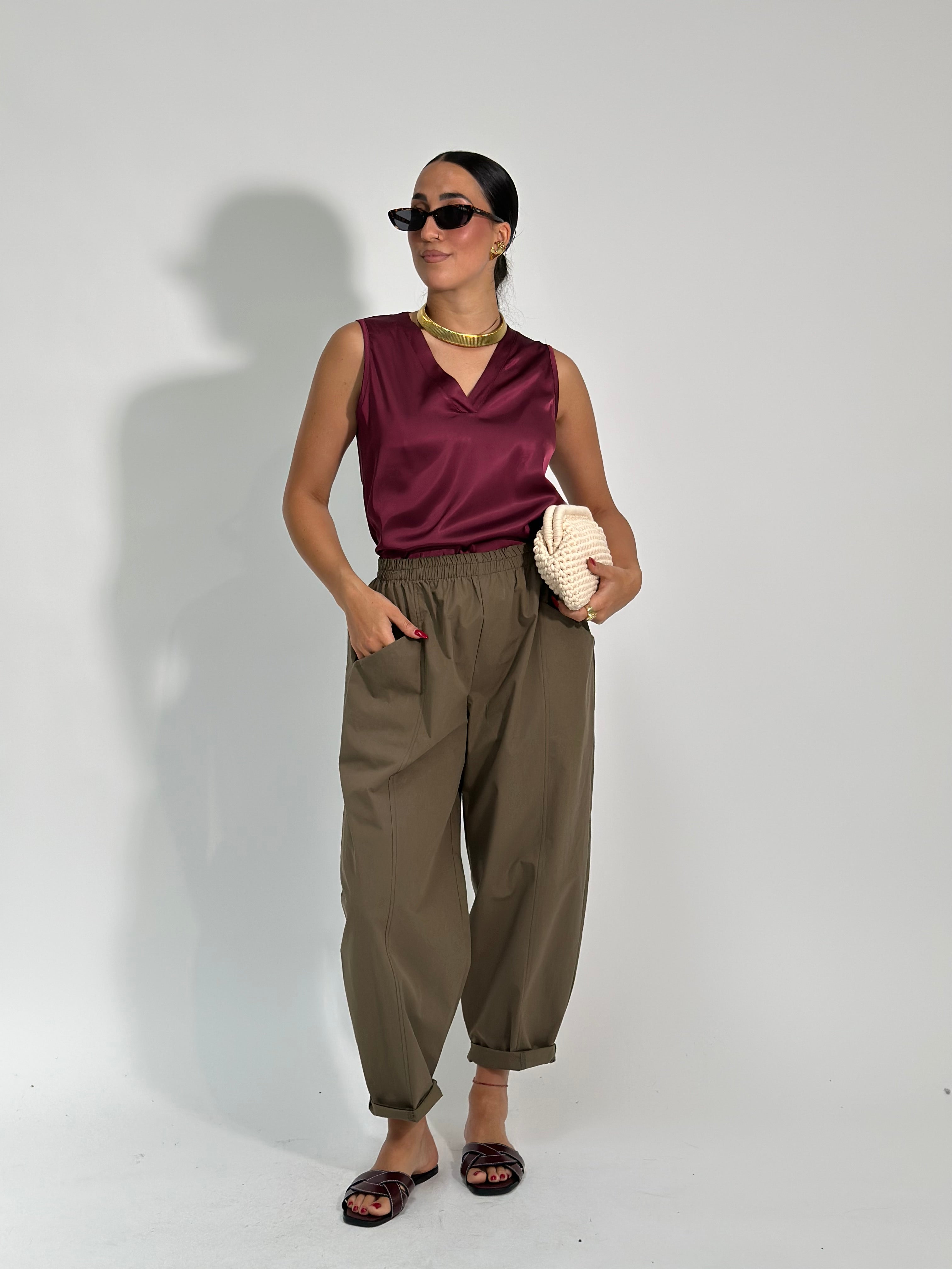 Pantalone baloon 83206 VERDE