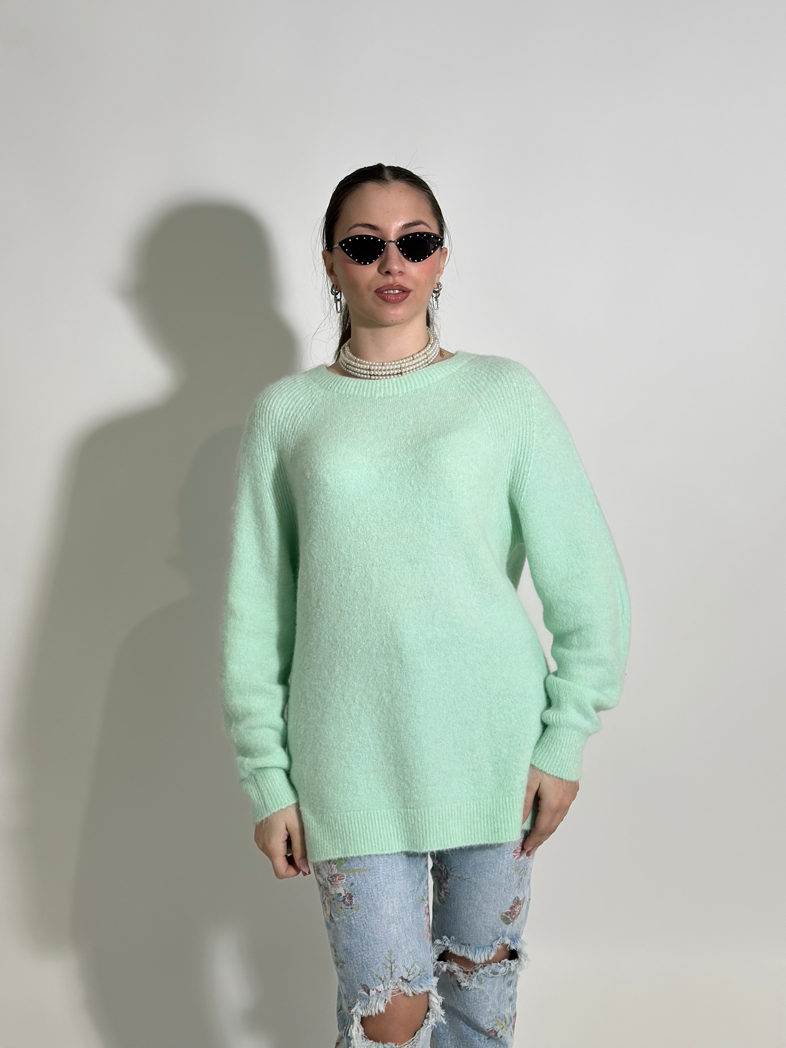 Maglia Alpaca LUMINA 0045 VERDE