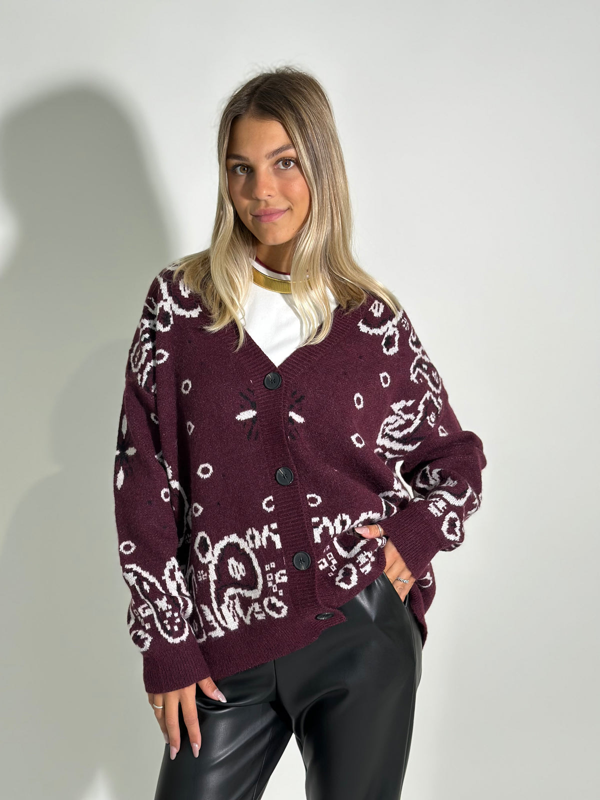Cardigan bandana S11329