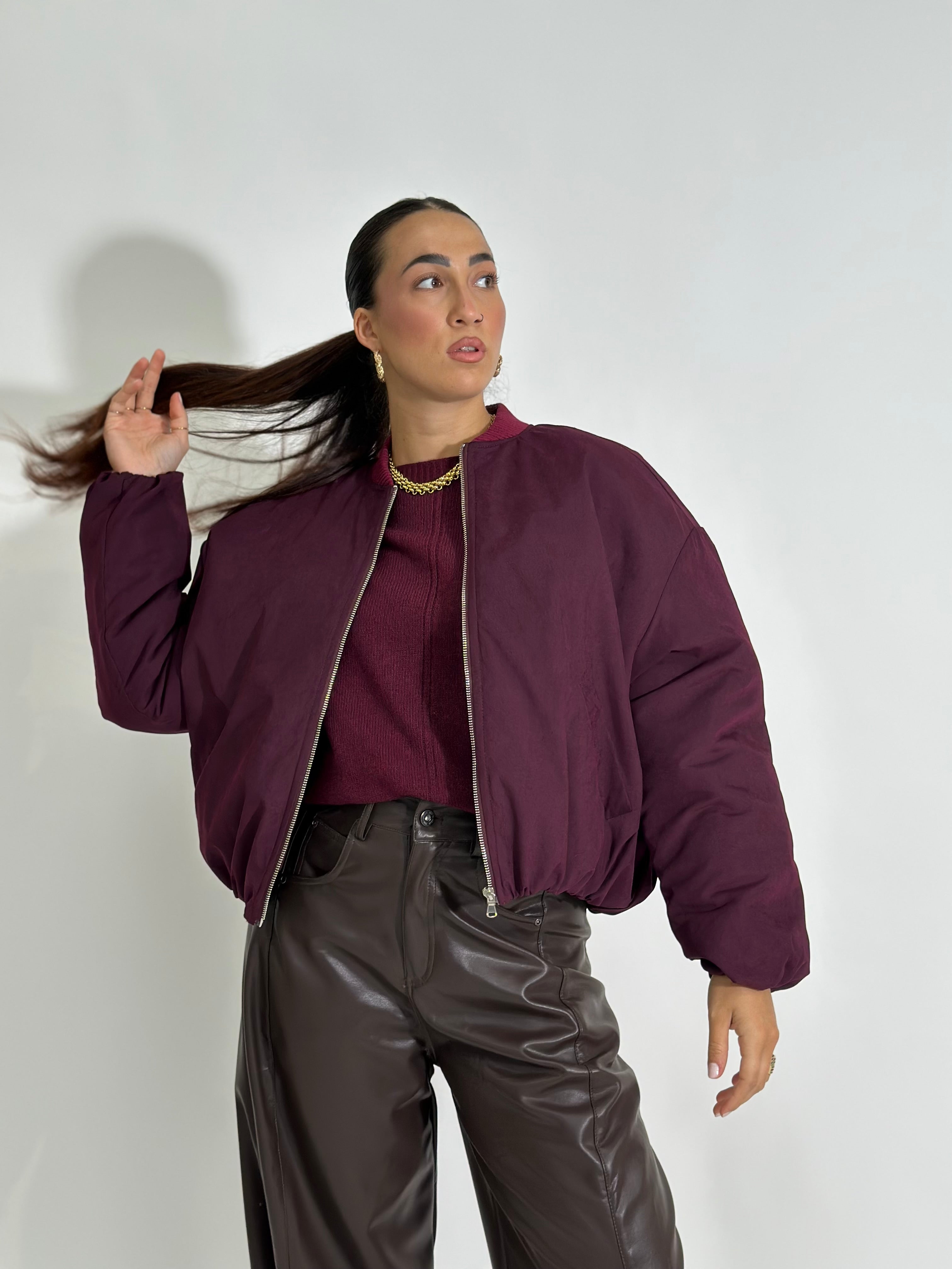 Bomber L9402 BURGUNDY