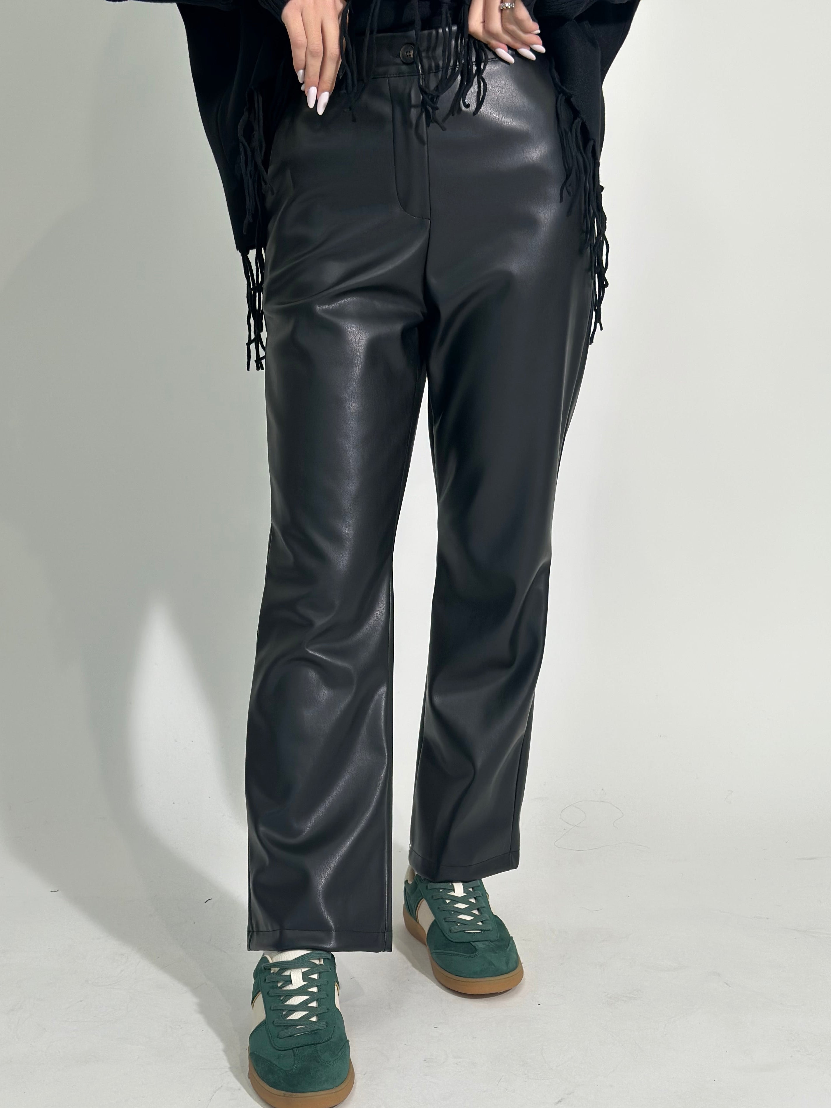 Pantalone ecopelle 7287 NERO