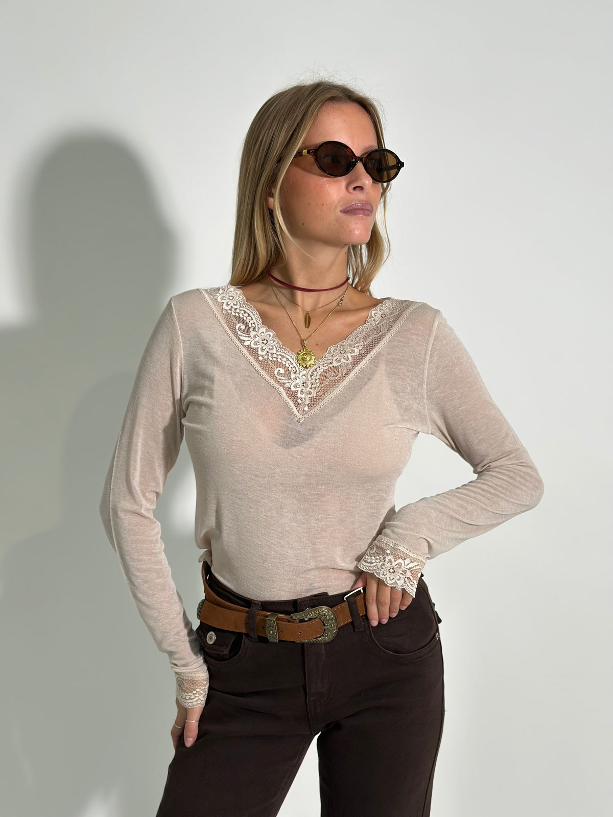 Light cashmere pizzo