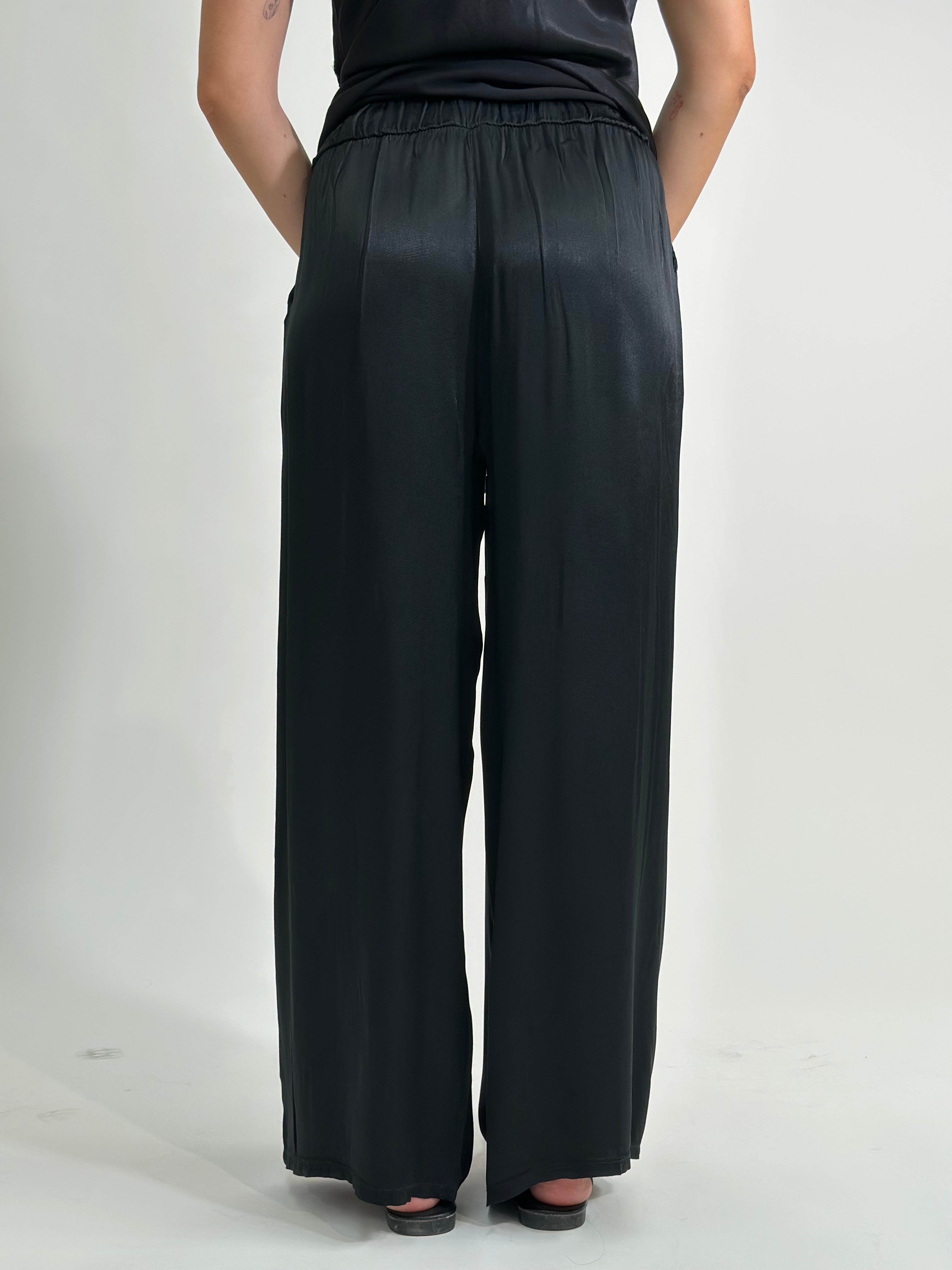 Pantalone satin coulisse 60006