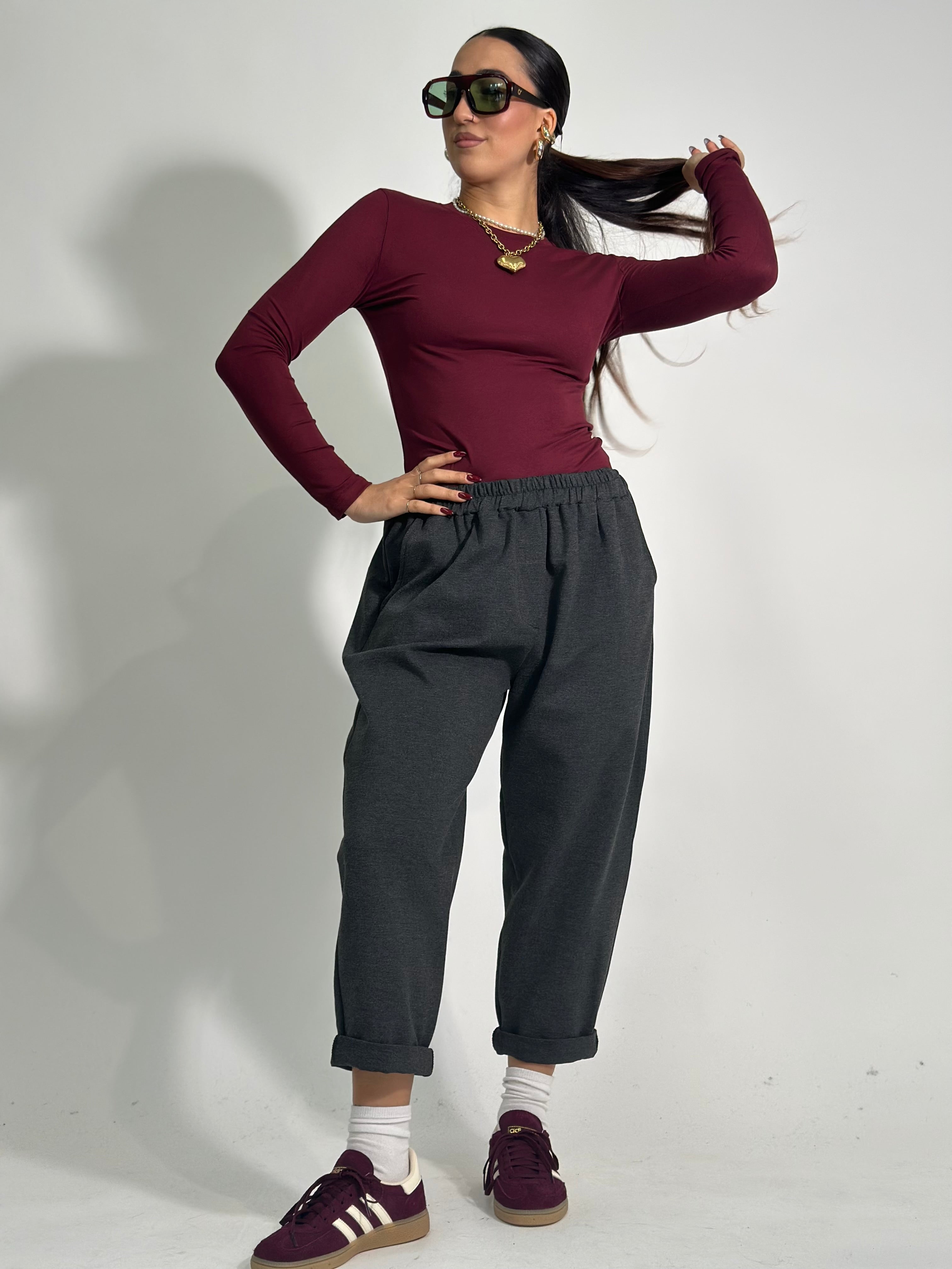 Pantalone confort 9869 GRIGIO