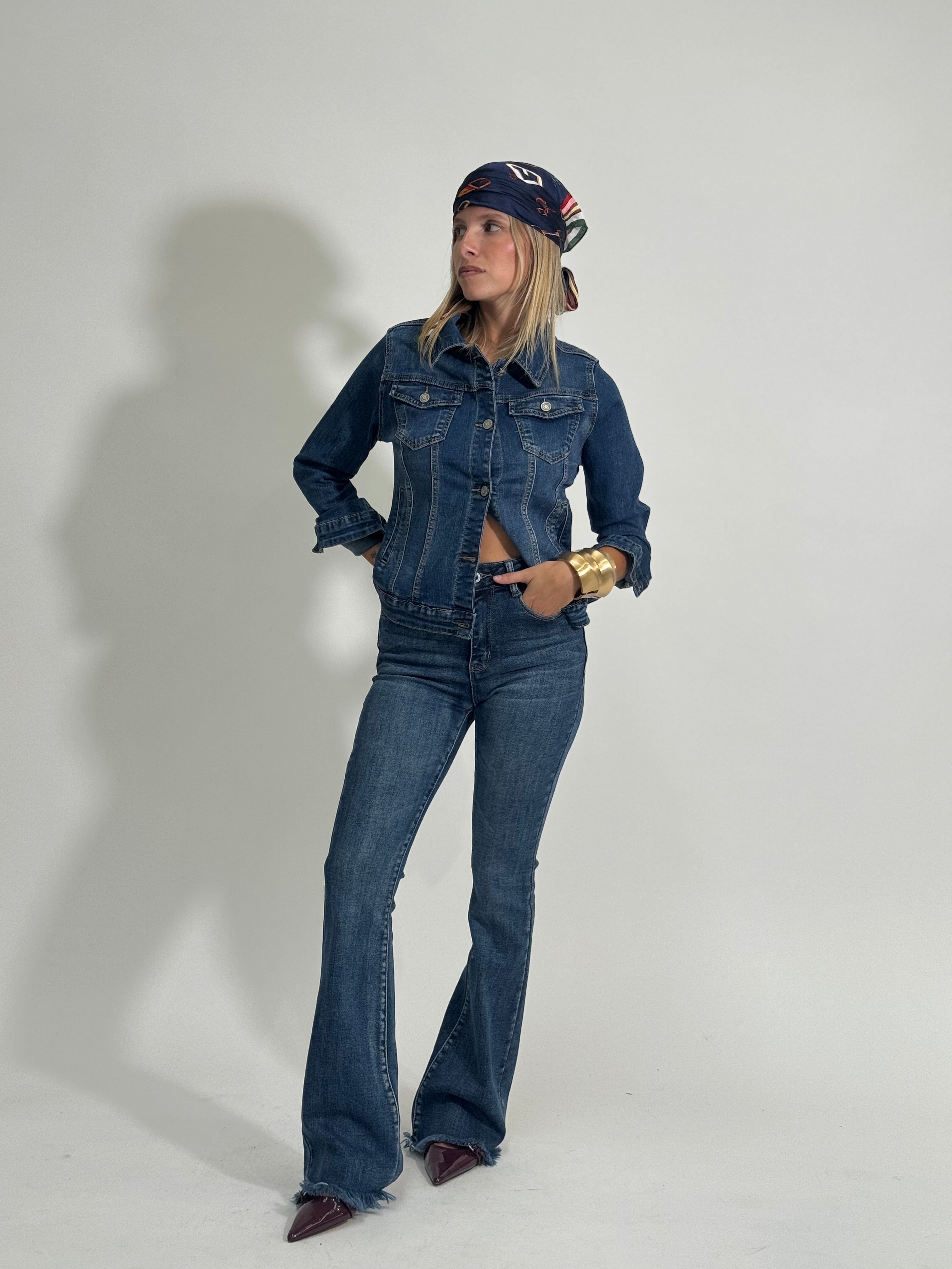 Jeans zampetta L1006