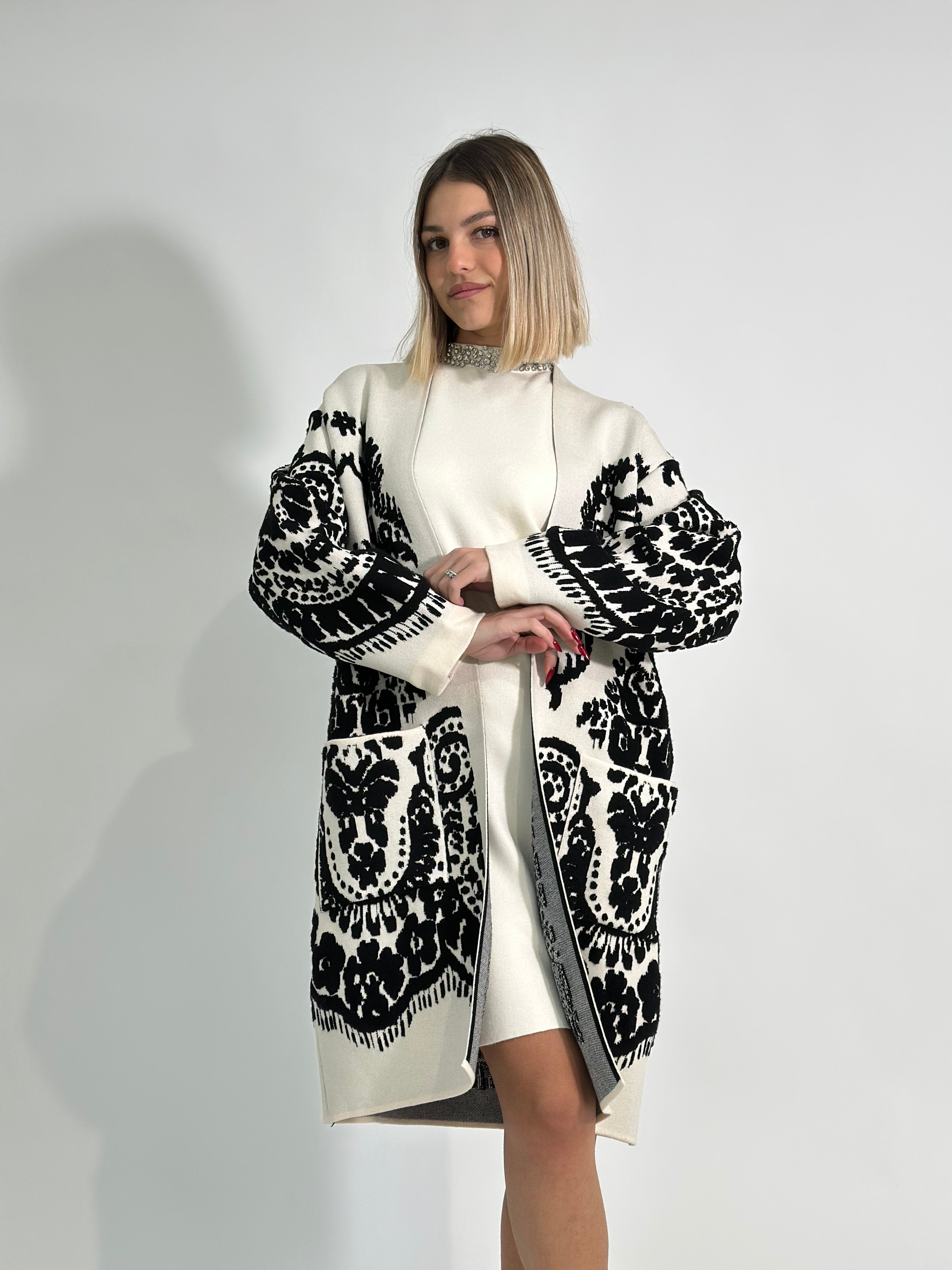 Abito cristalli 5370 PANNA