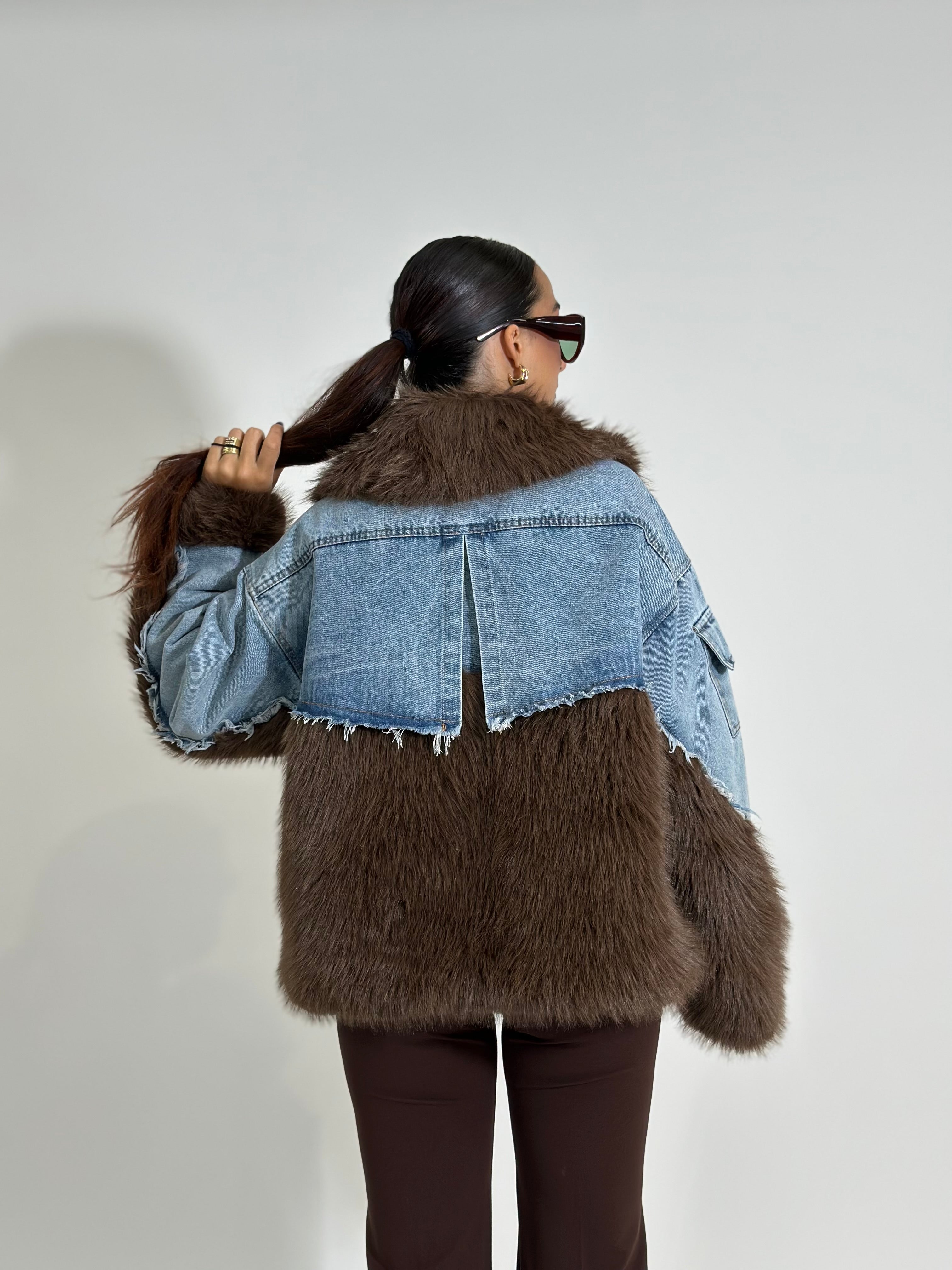 Giaccone denim Q0031