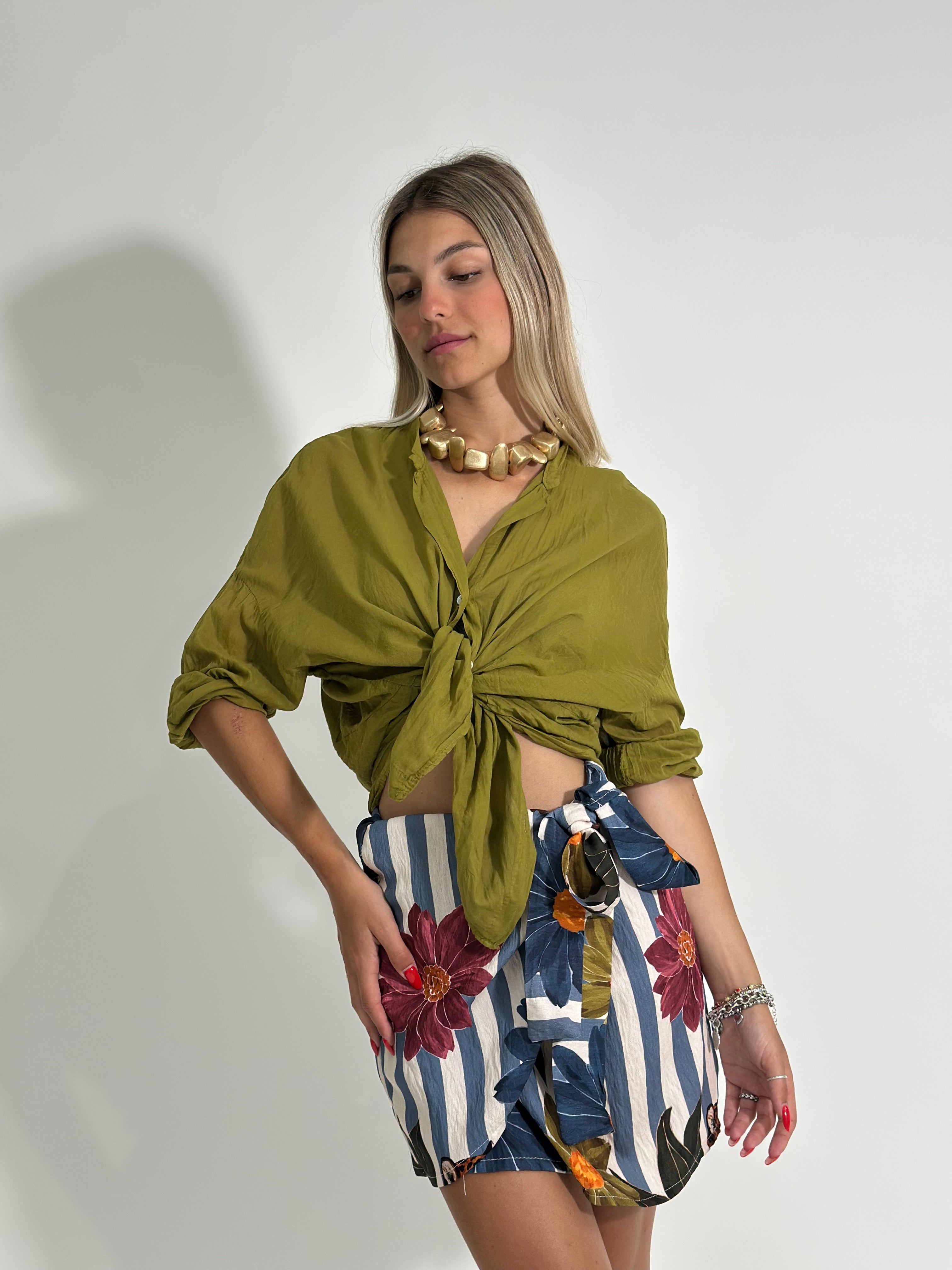 Camicia soft 3020 VERDE OLIVA
