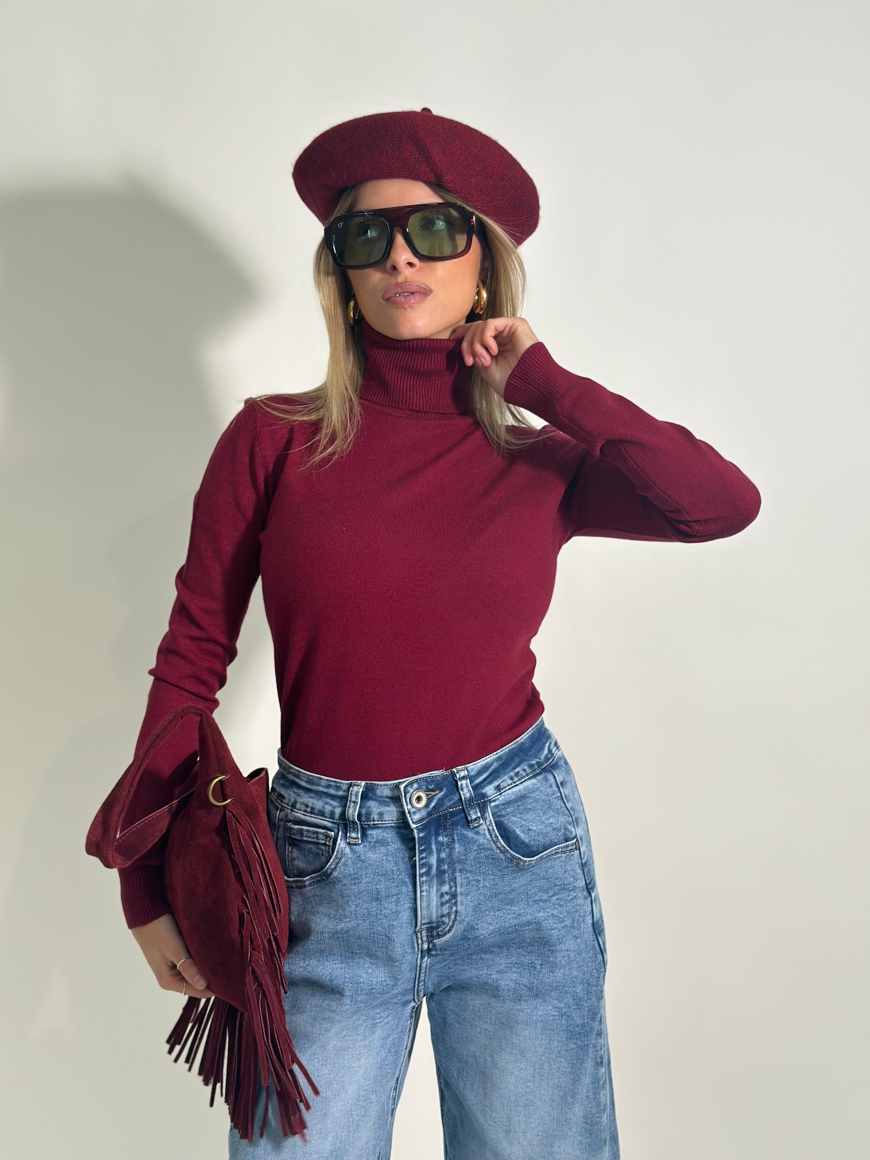 Maglia dolcevita basic