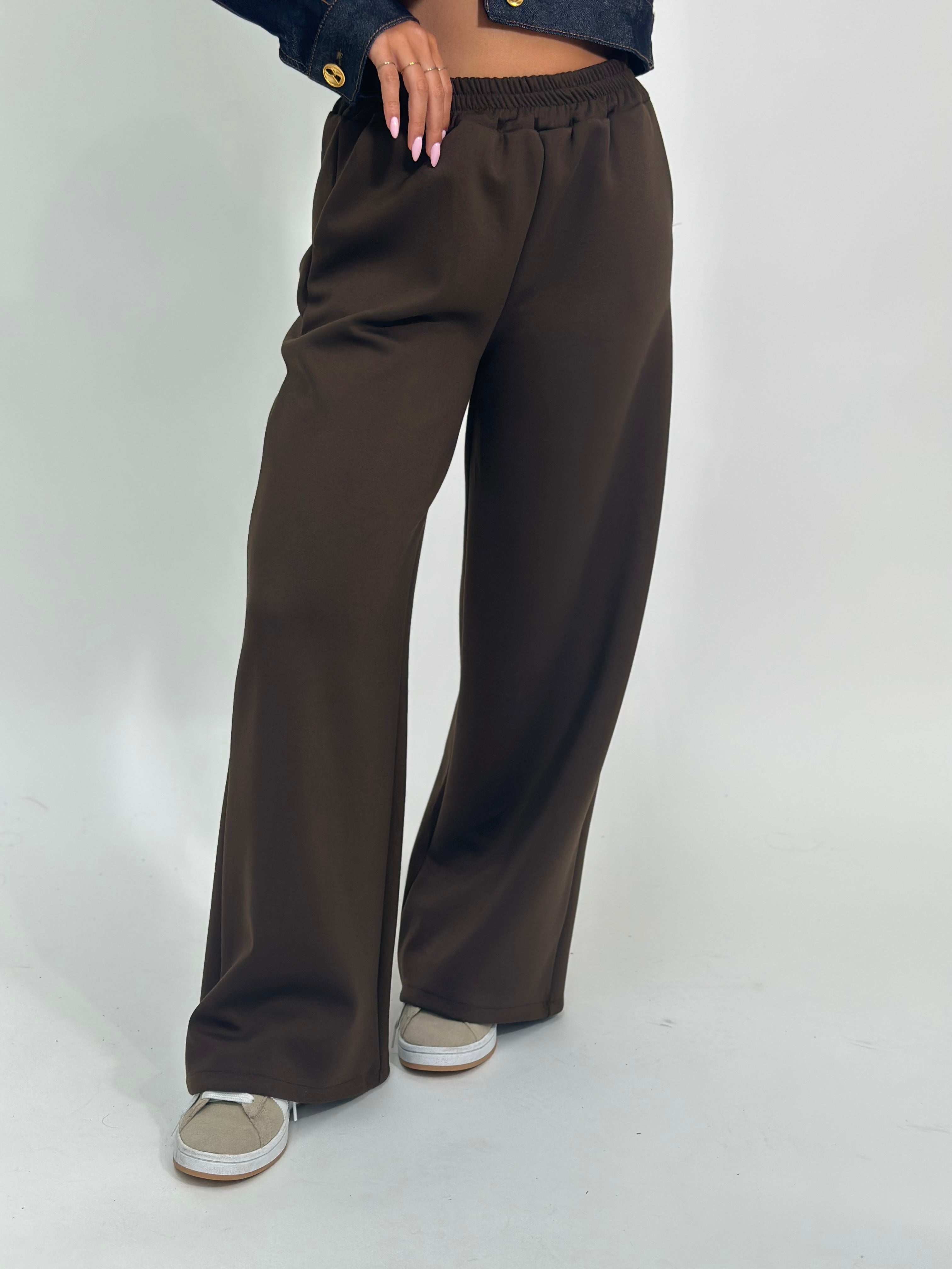 Pantalone confort 6382 MARRONE