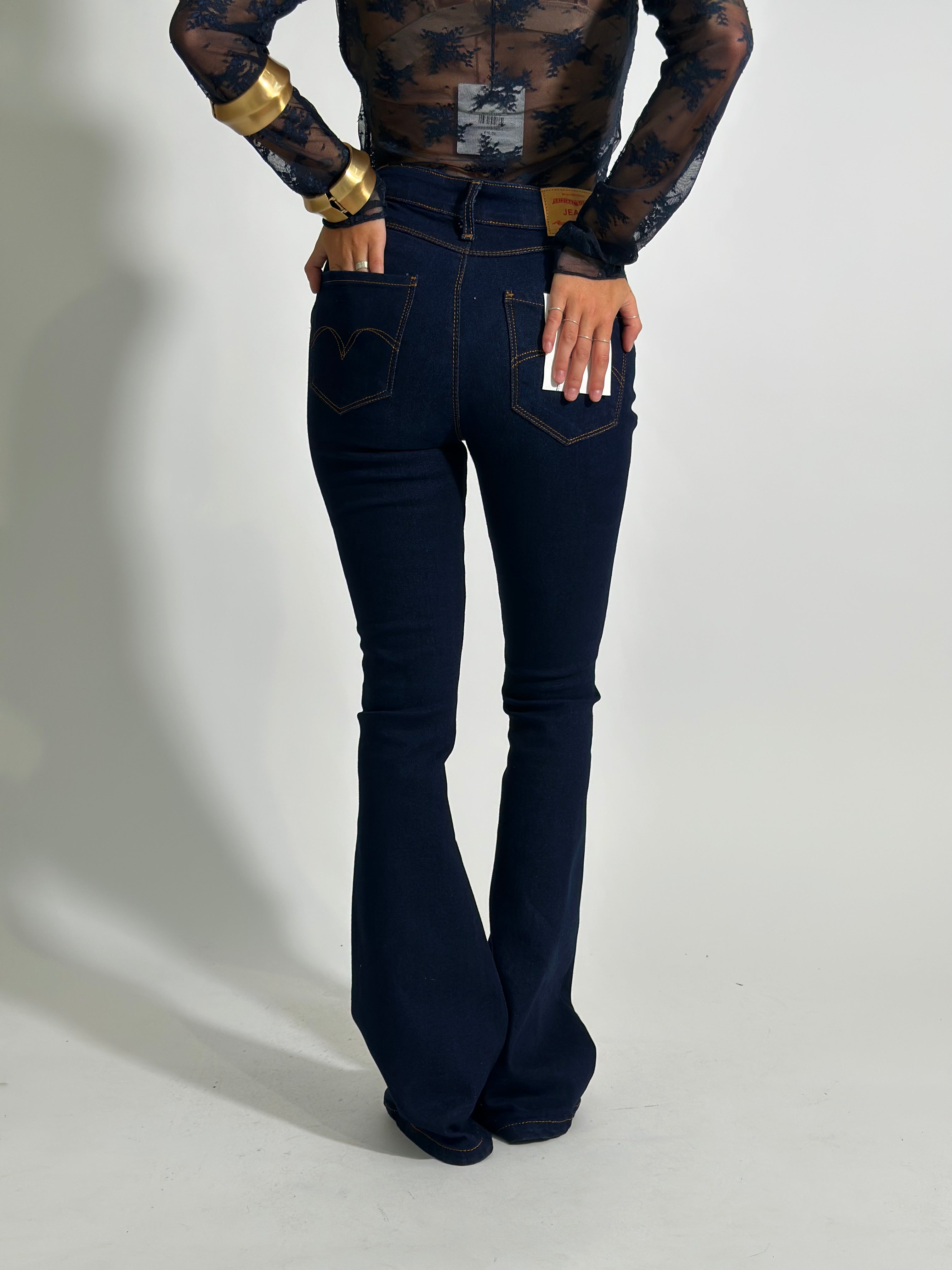 Jeans blu denim CZ062