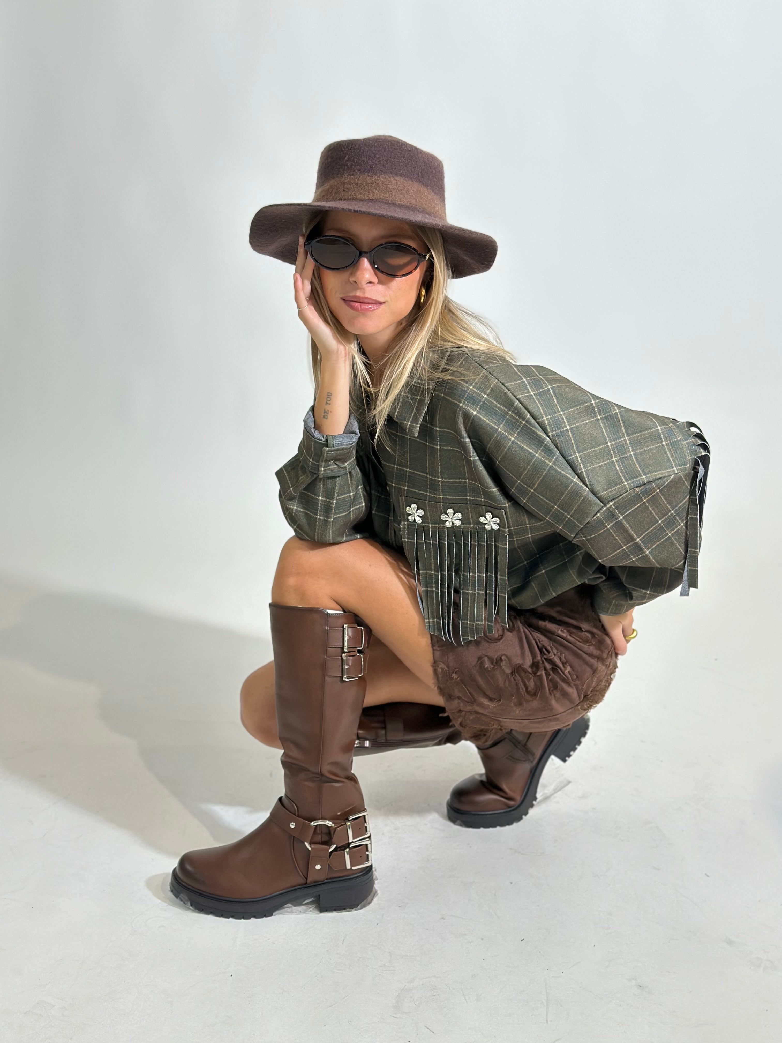 Camicia madras 7814 VERDE