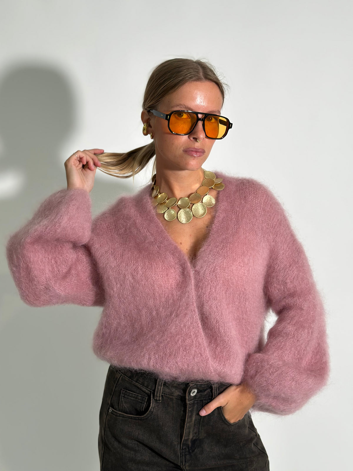 Maglia Mohair 13062 ROSA