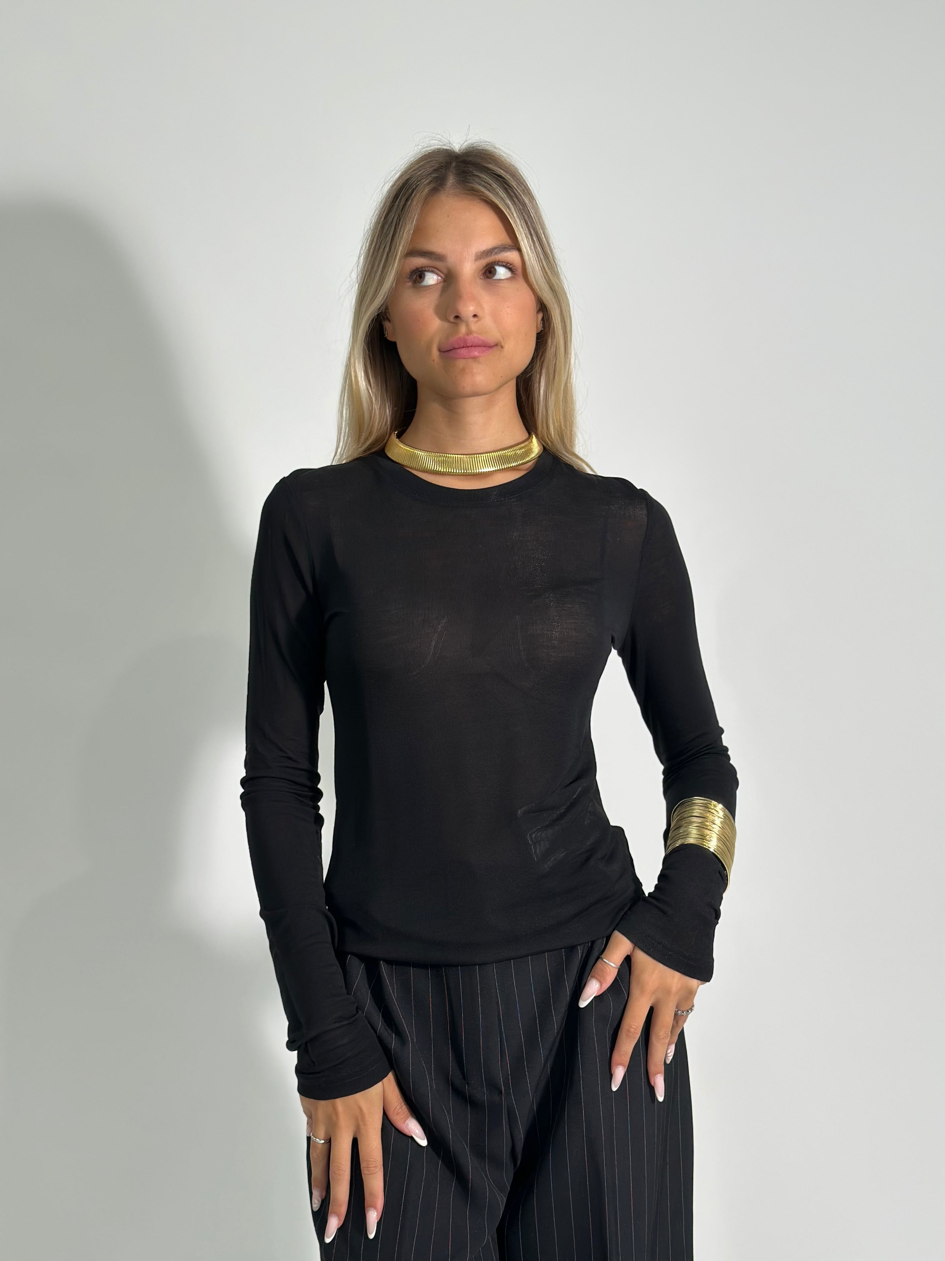 Maglia basic X002 NERO