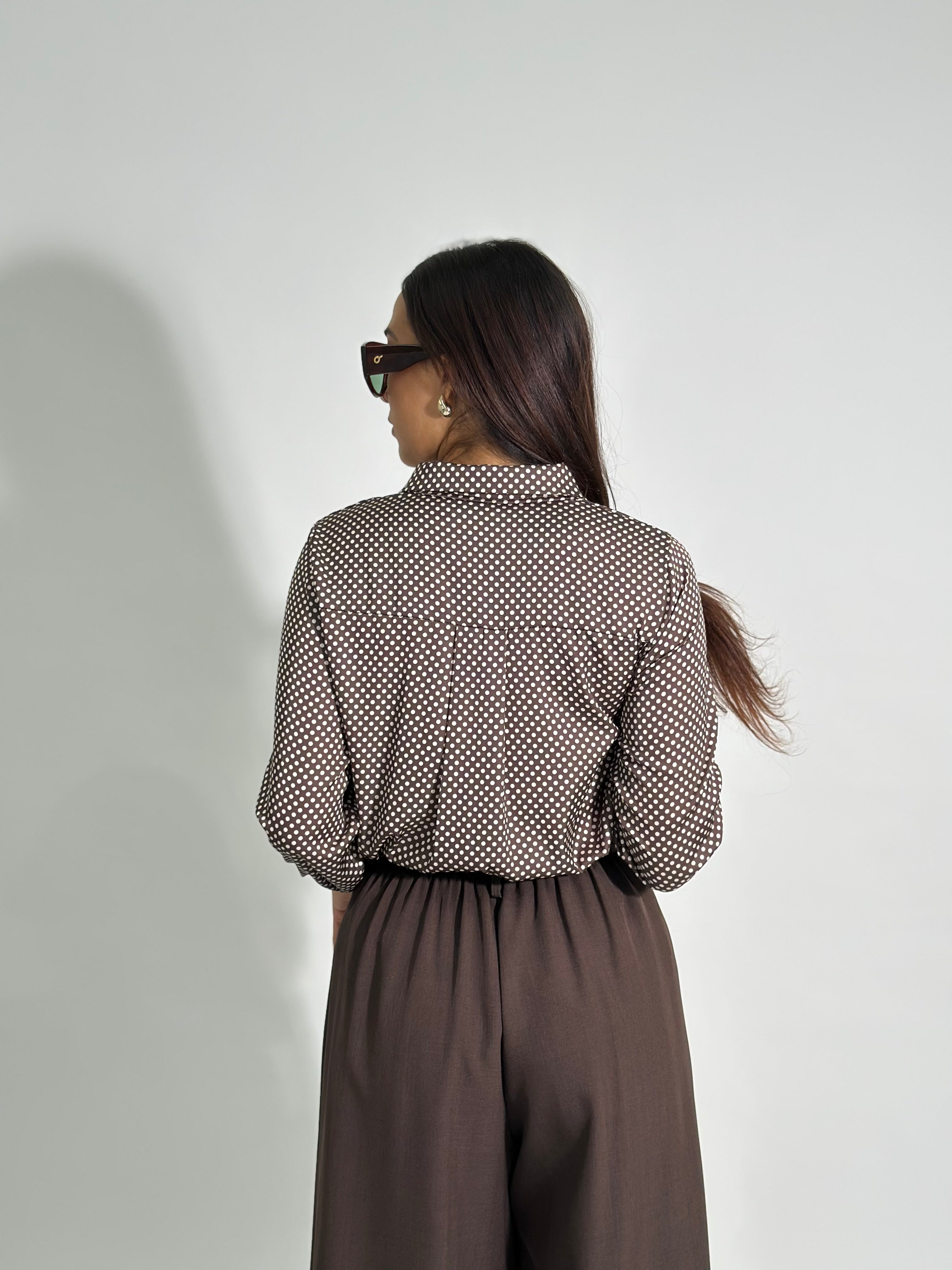Camicia pois 24244C MORO