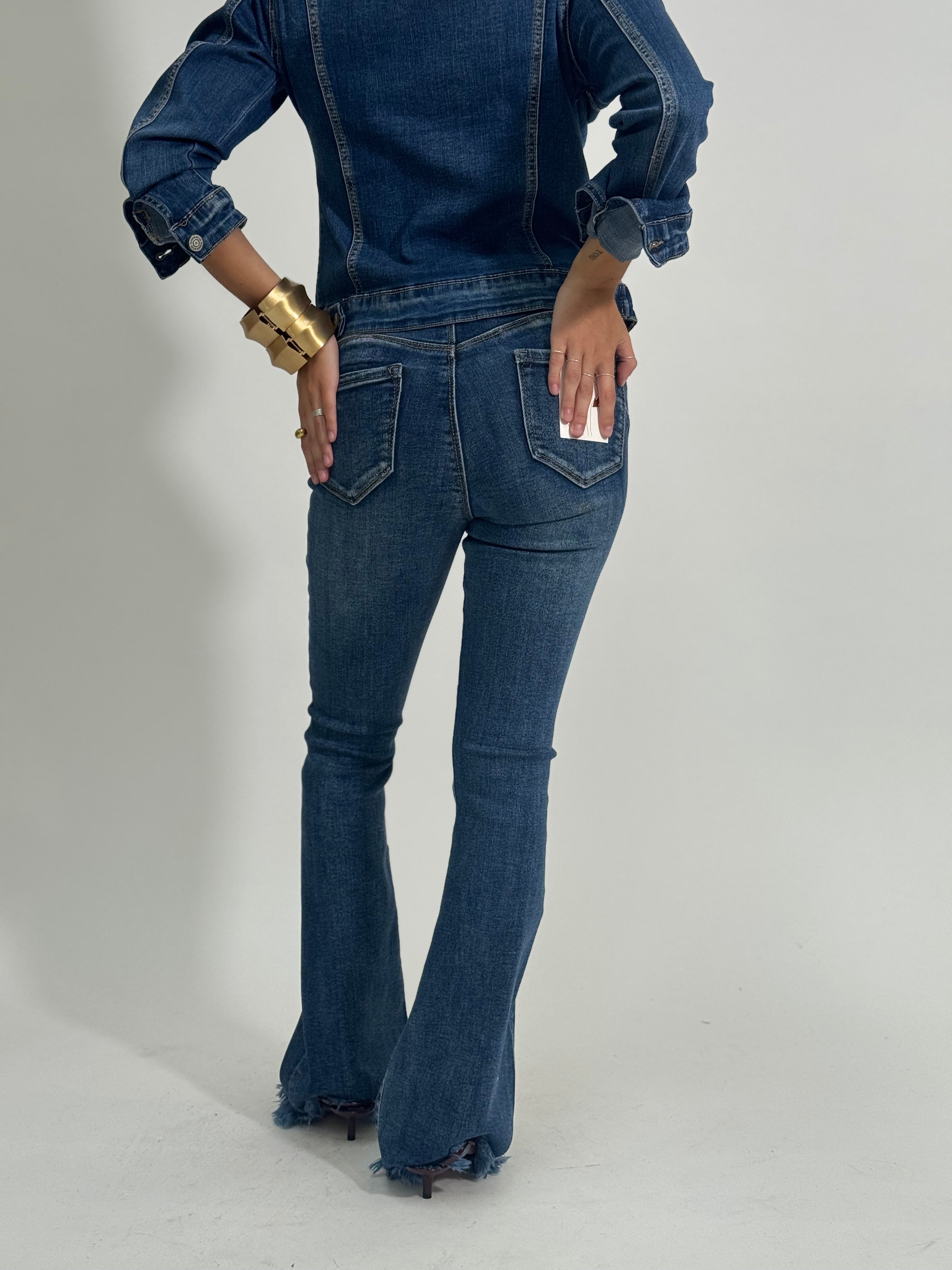 Jeans zampetta L1006