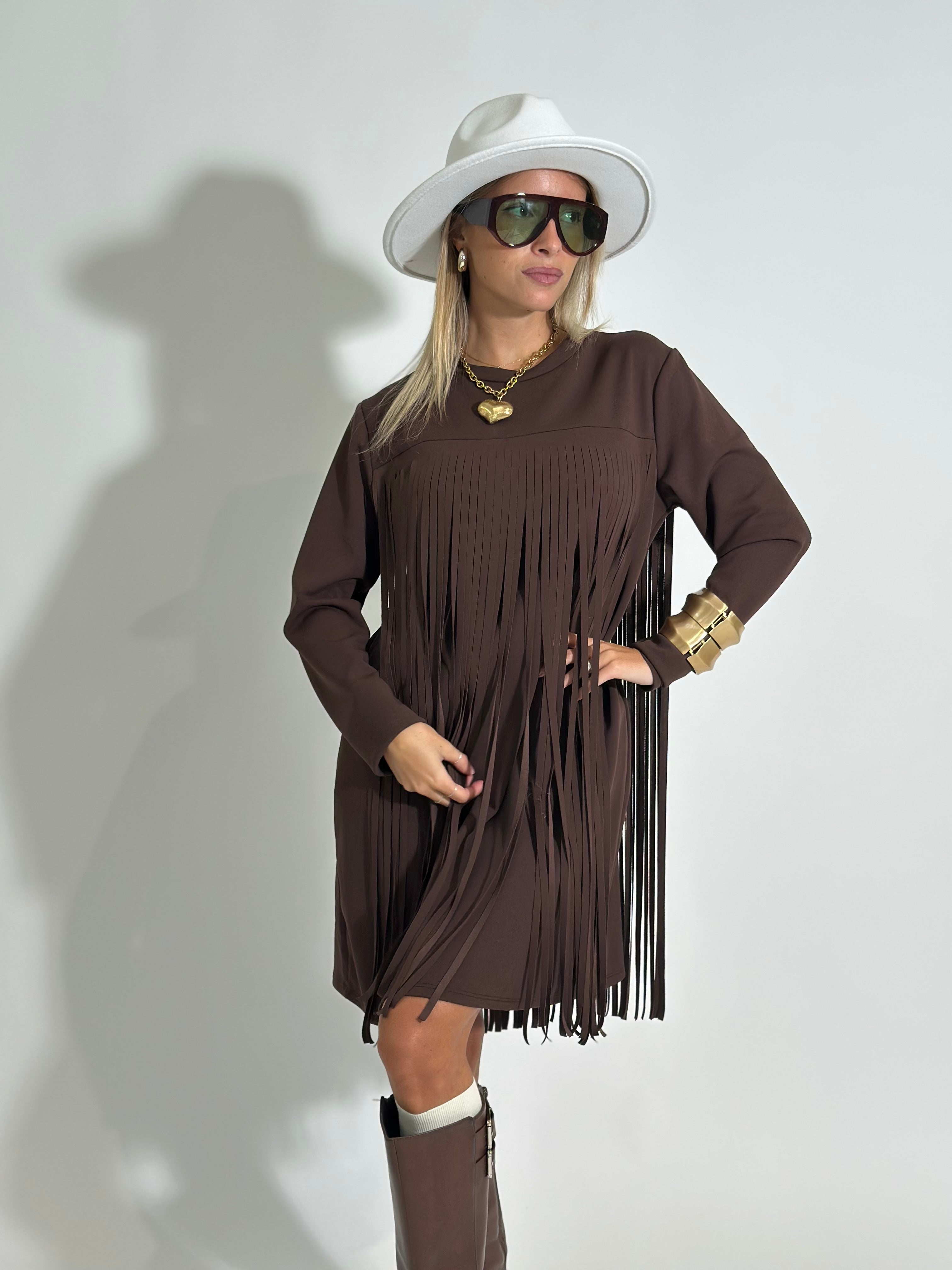 Abito frange 55808 MORO