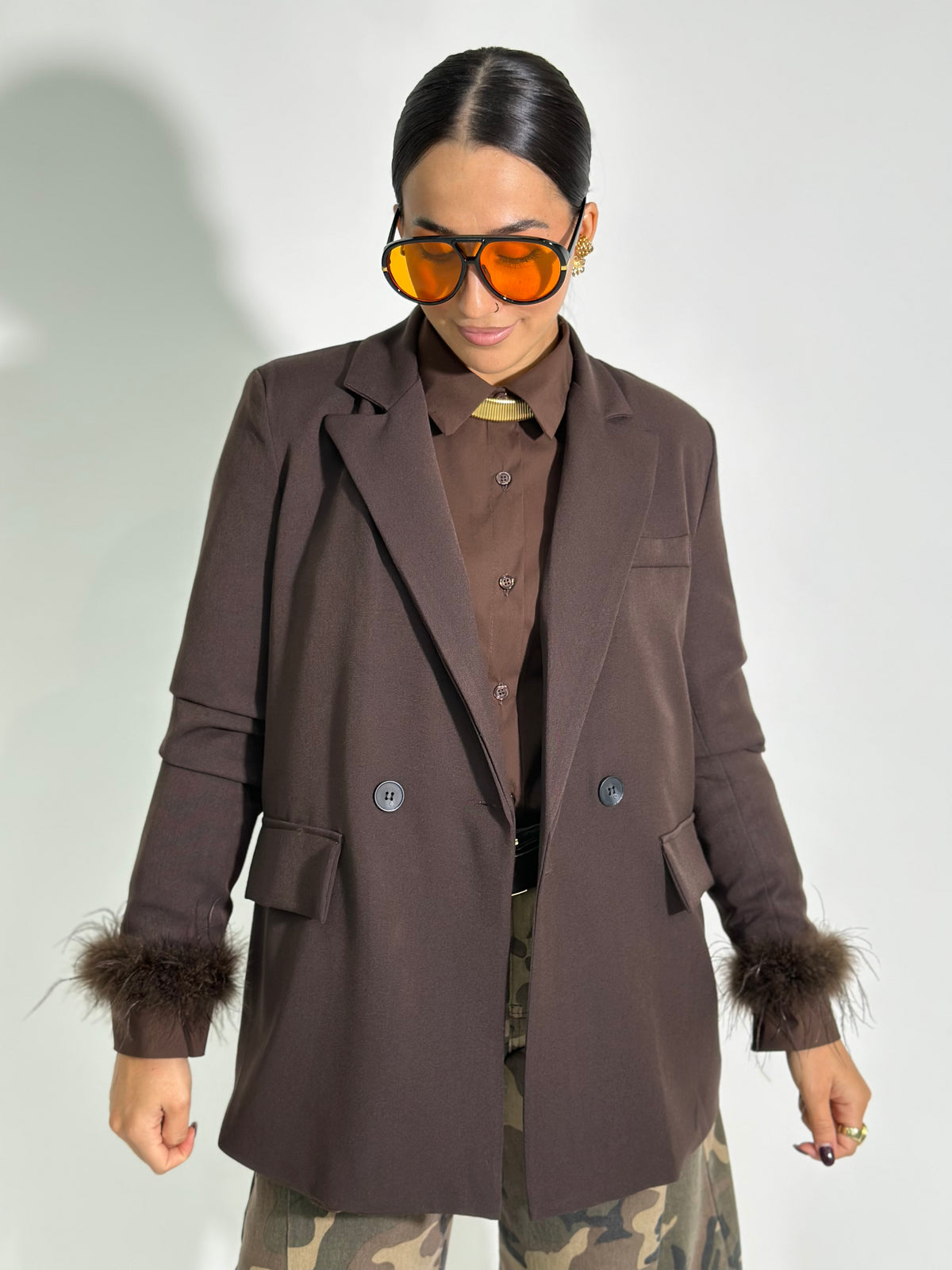 Giacca doppio petto 2412 MORO