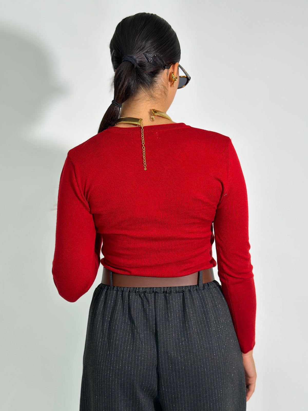 Maglia serafino 9034 ROSSO