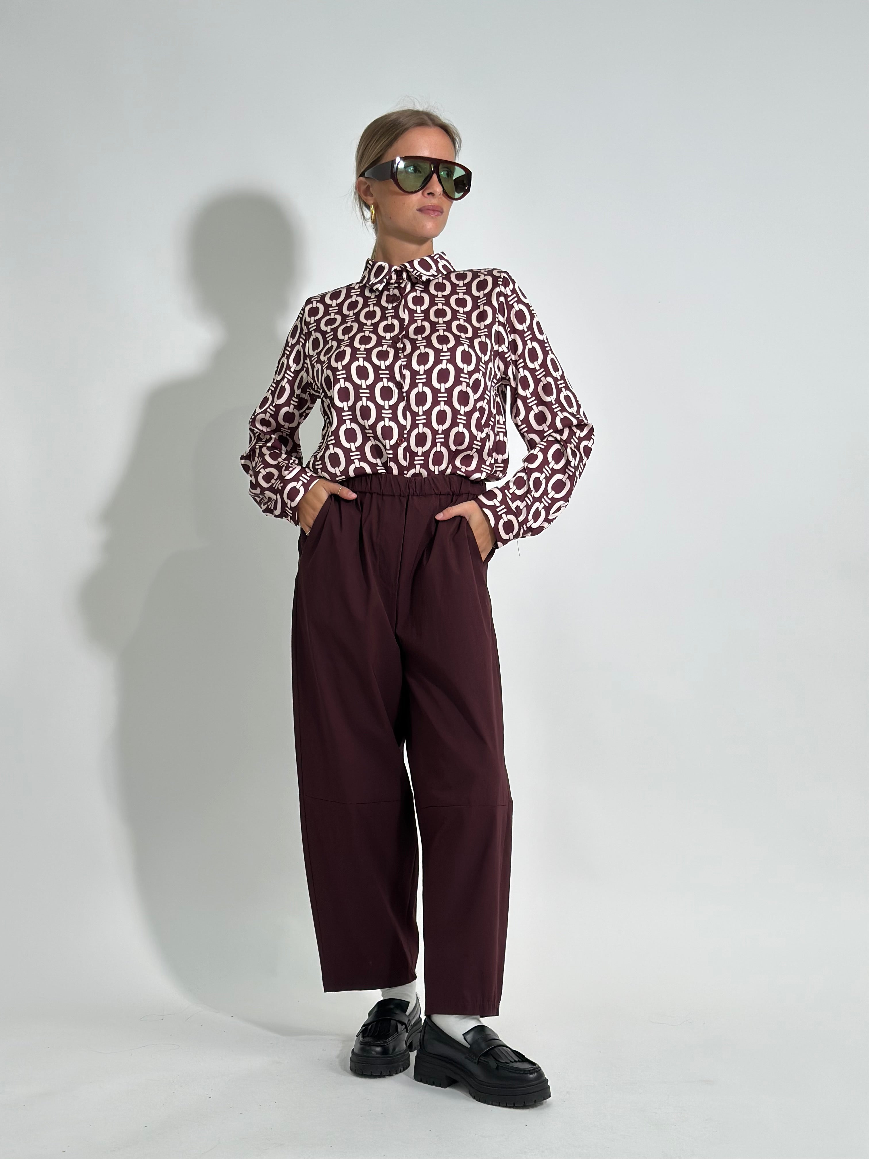Pantalone Baloon 4668 BORDO'