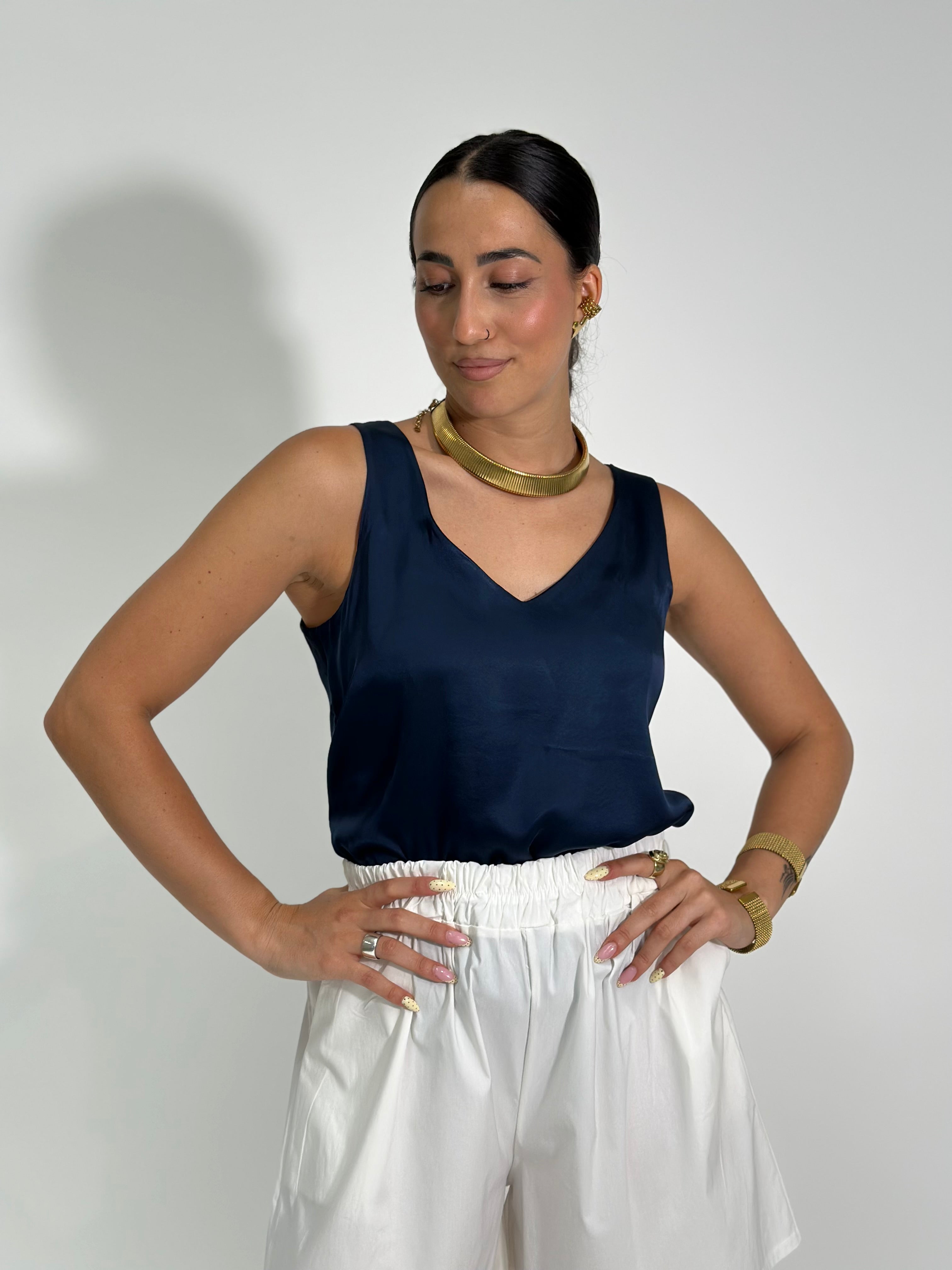 Canotta satin 10728 3+1 OMAGGIO