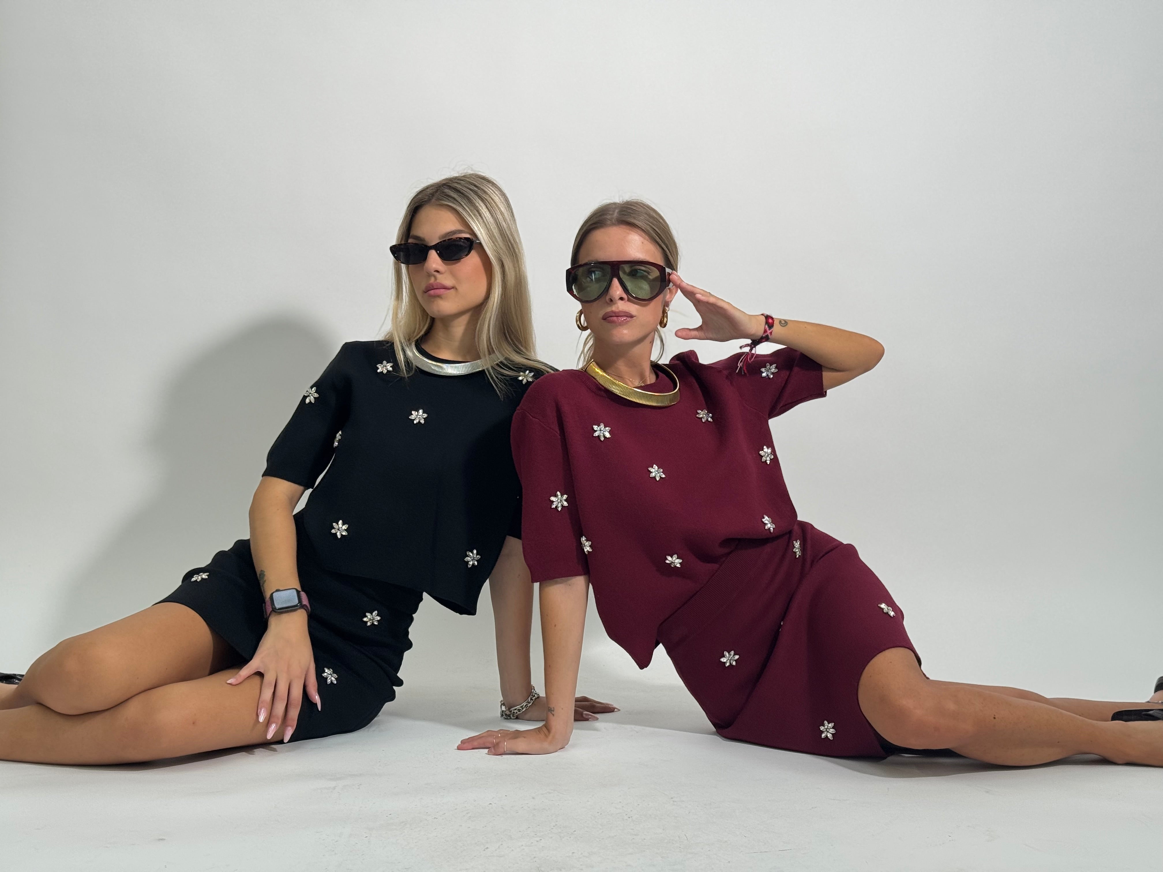 Completo gonna NZ5502 NERO