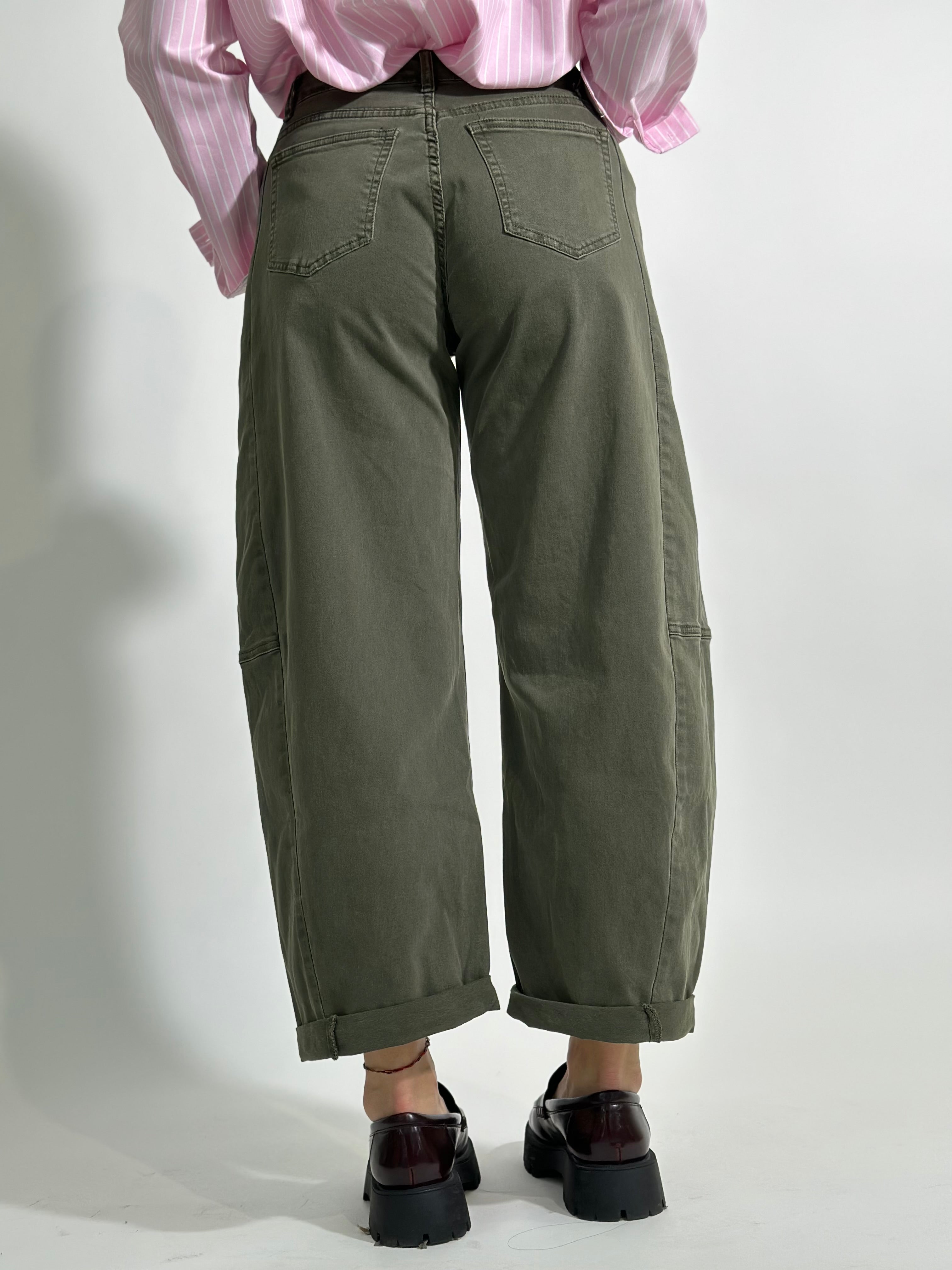 Jeans baloon NEW 8072 VERDE MILITARE