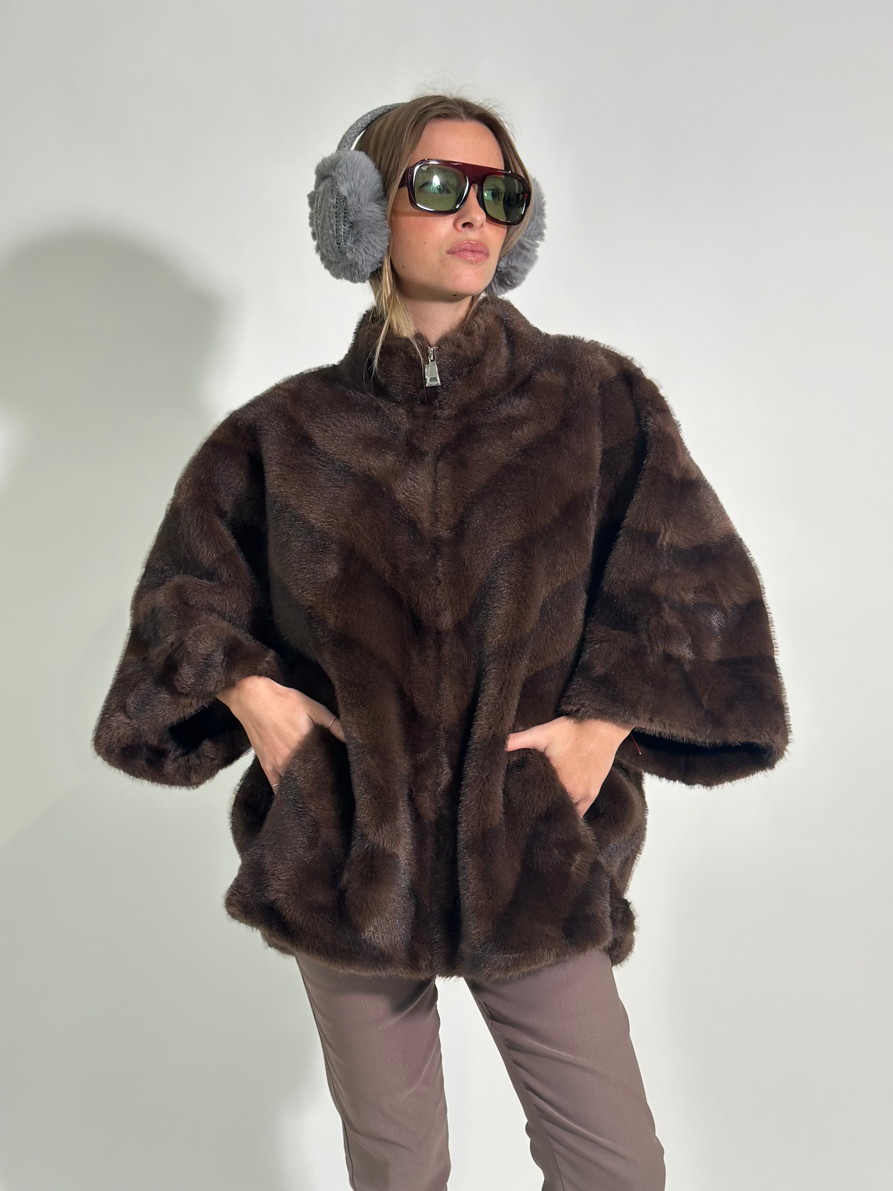 Pelliccia maniche 3/4 MF15