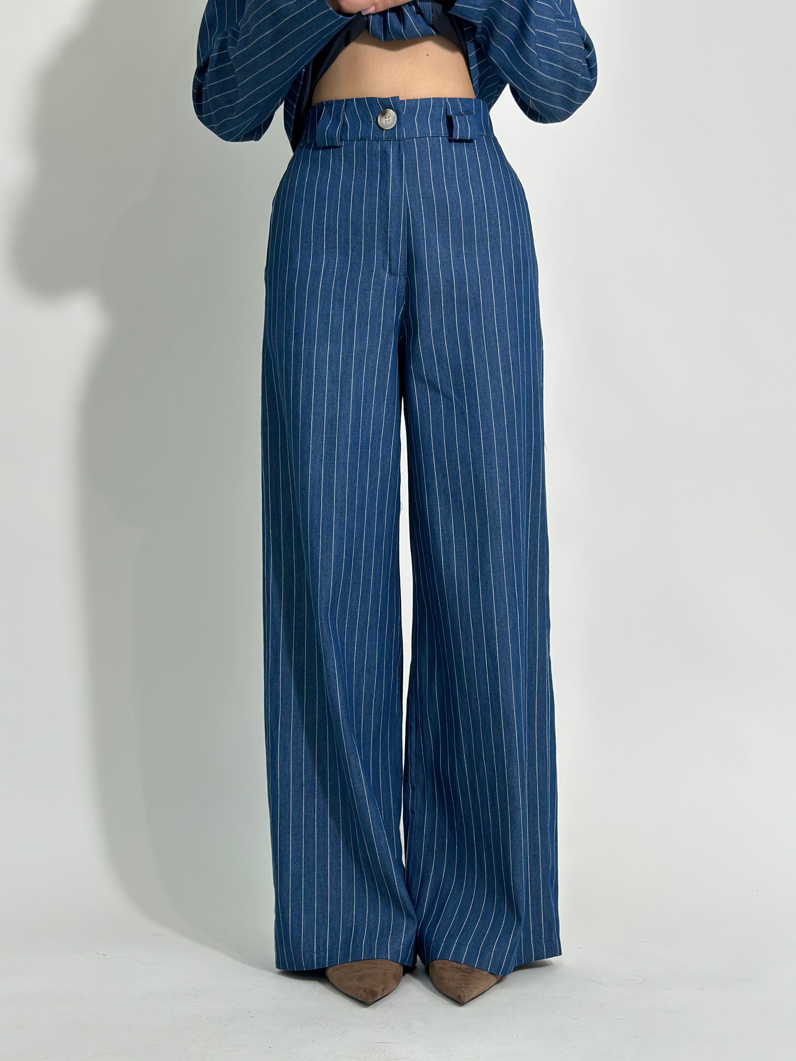 Pantalone gessato 3570