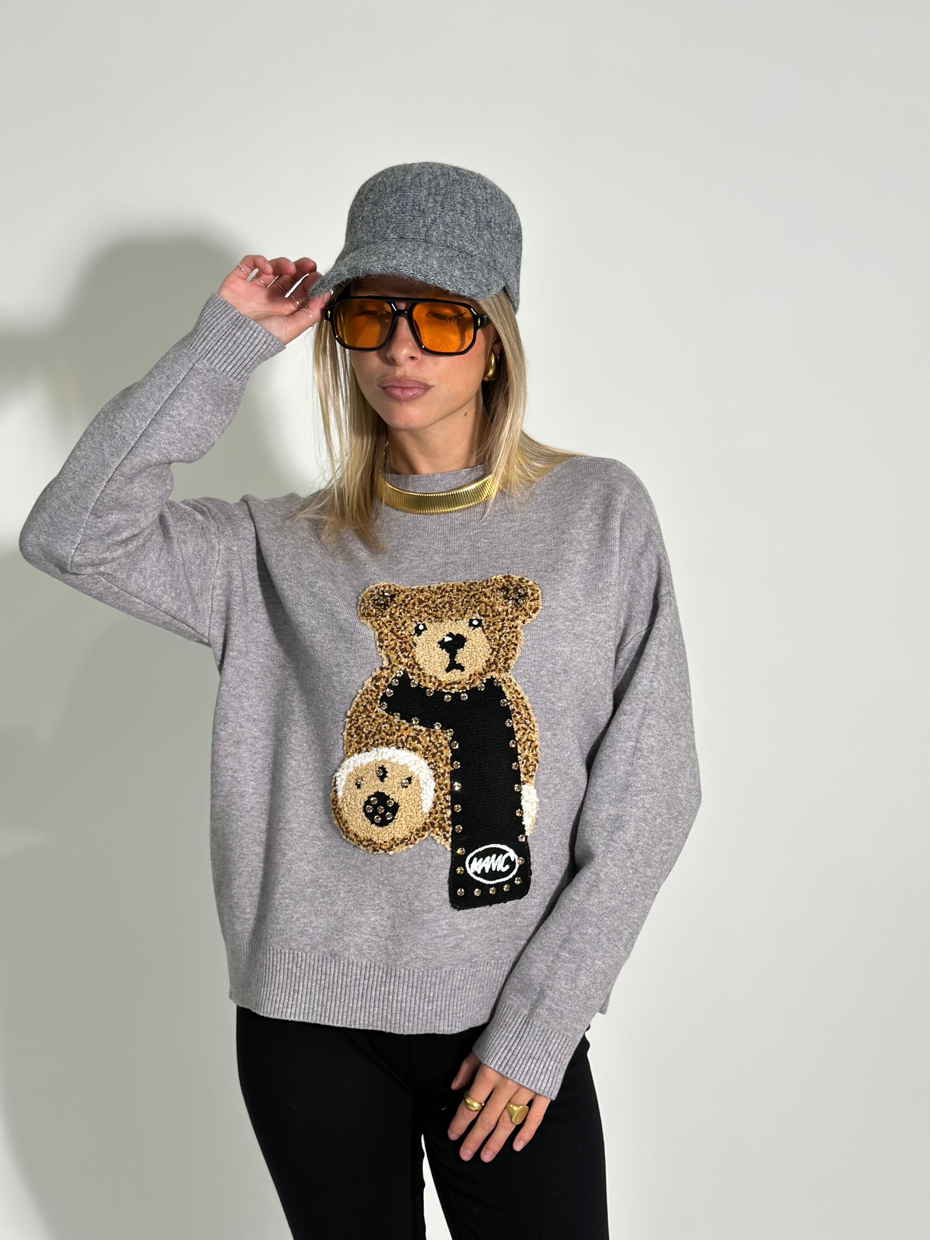 Maglia teddy sciarpa 8089