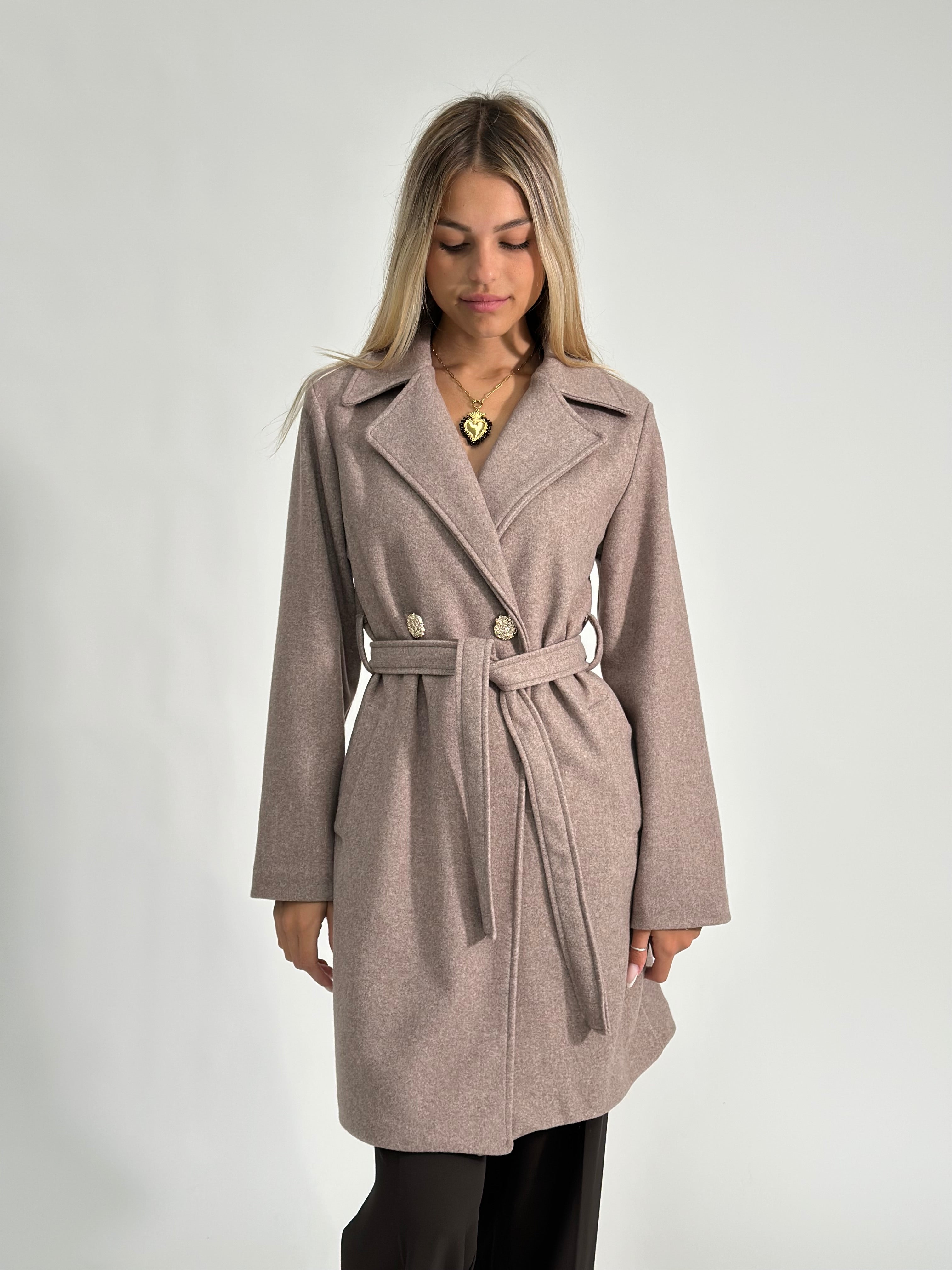 Cappotto trench 90996 BEIGE