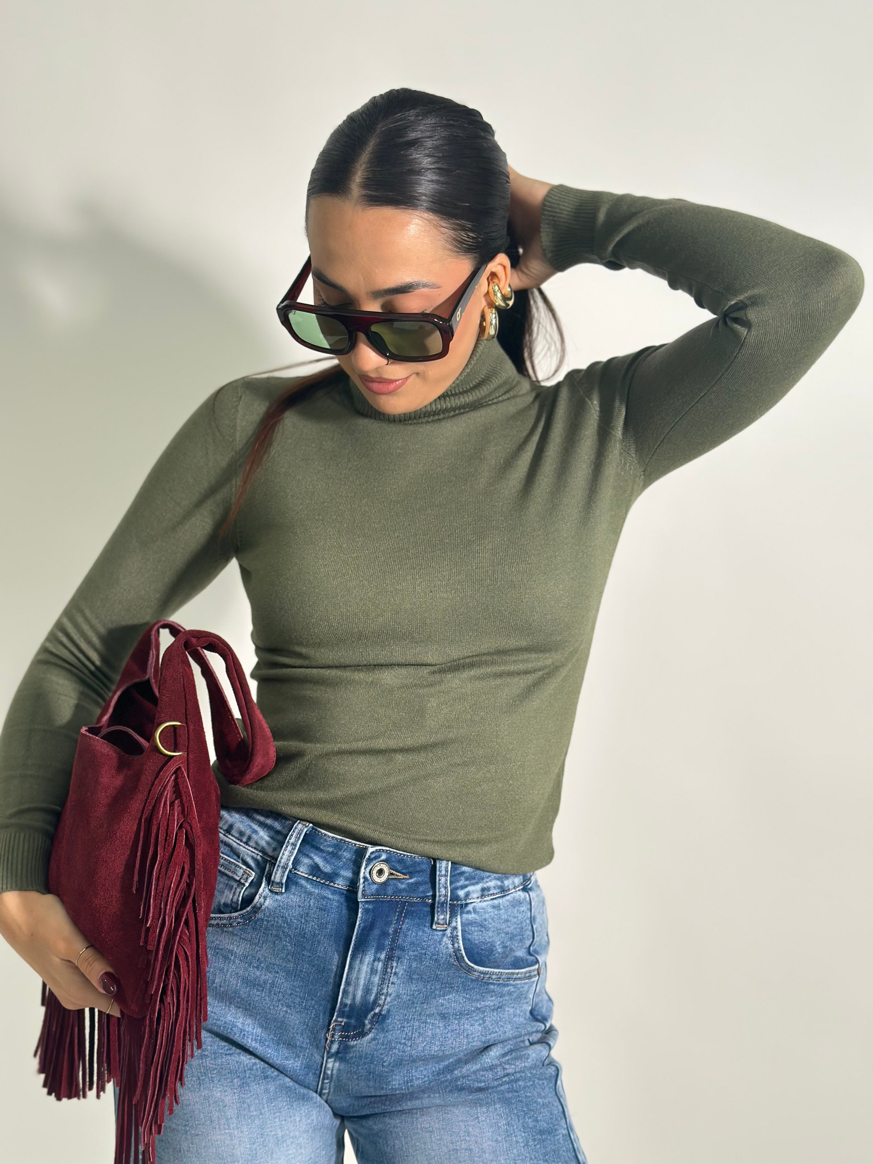 Maglia dolcevita basic