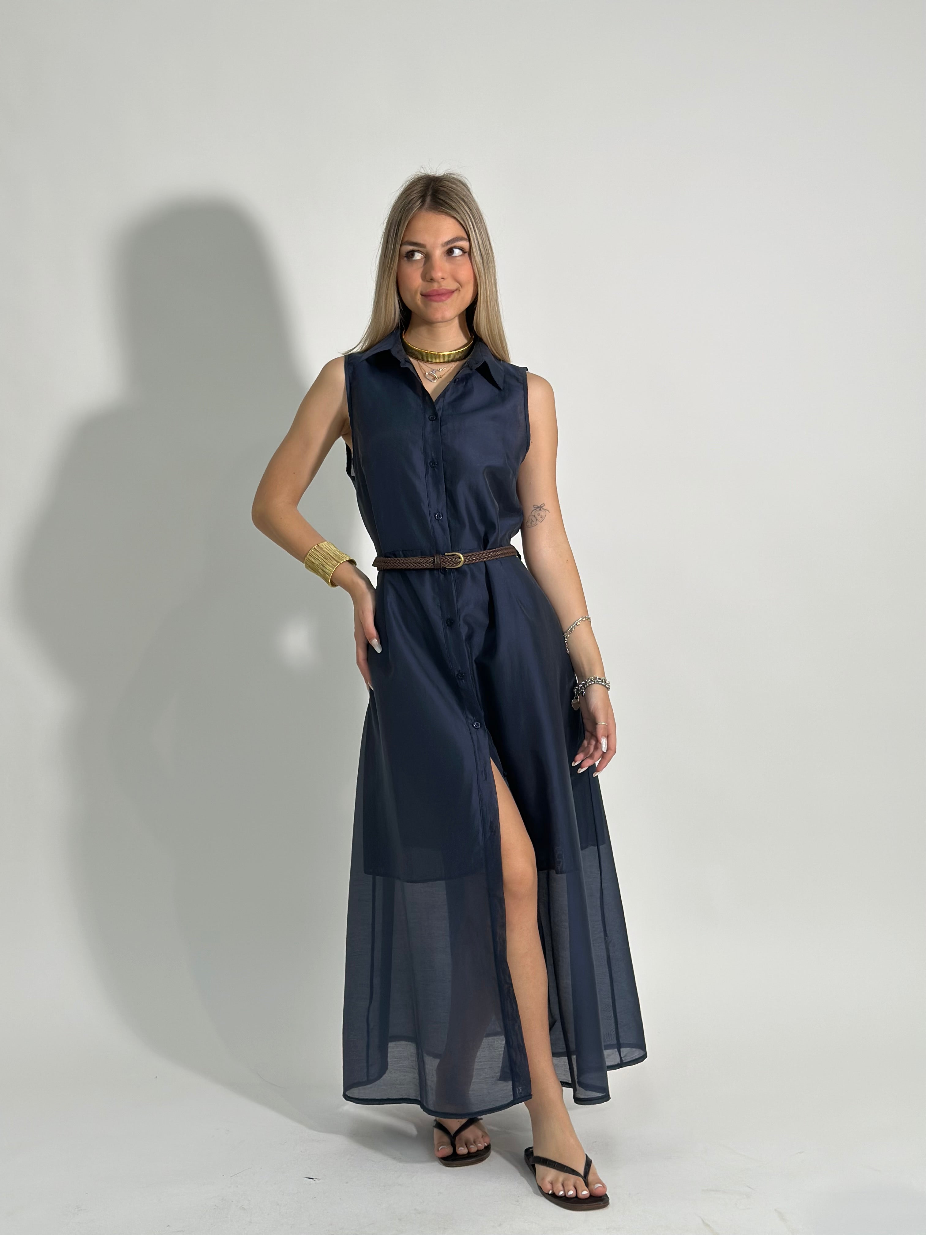 Abito chemisier tencel 28627