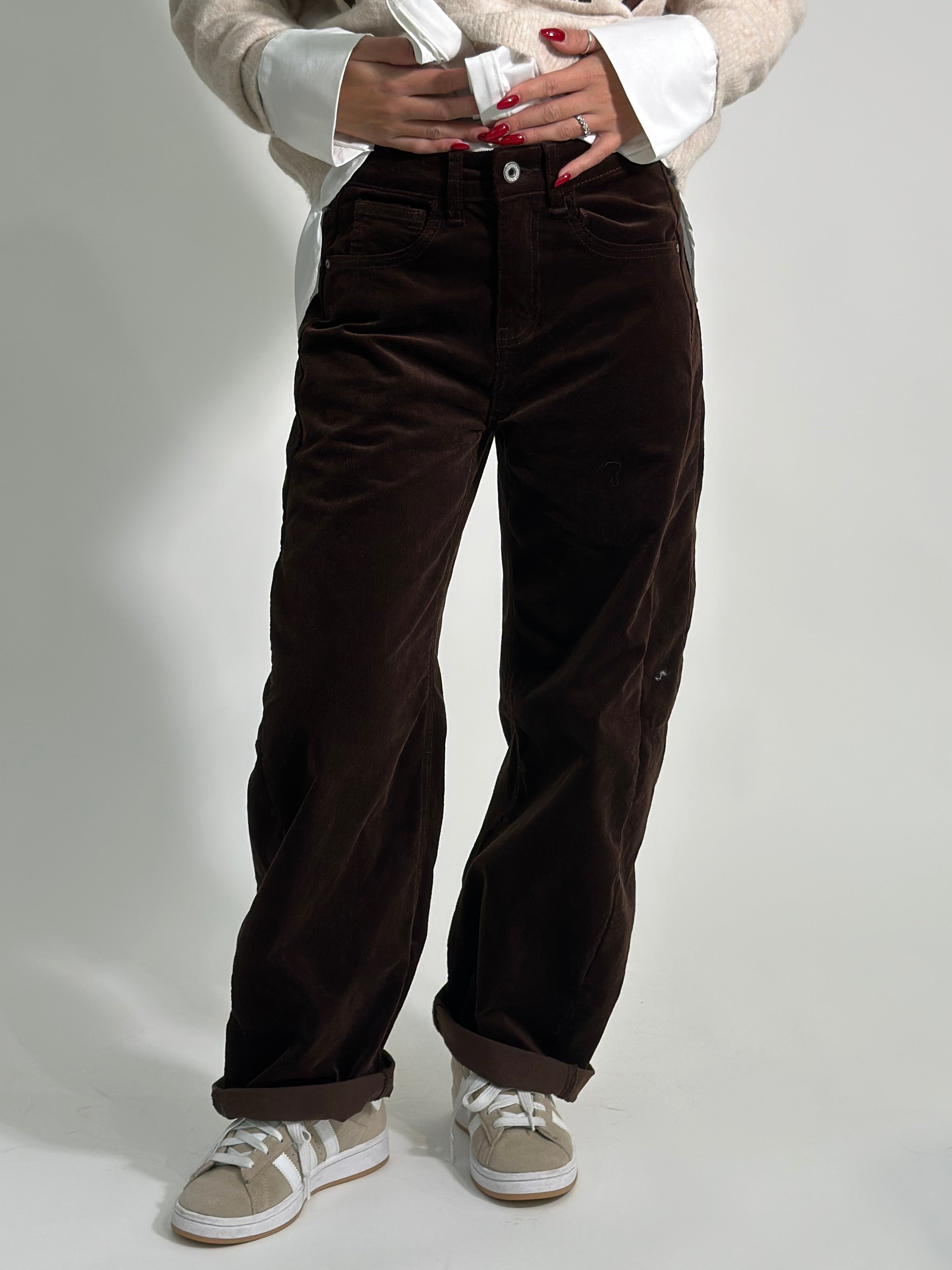 Pantalone baloon costina 9320 CHOCO