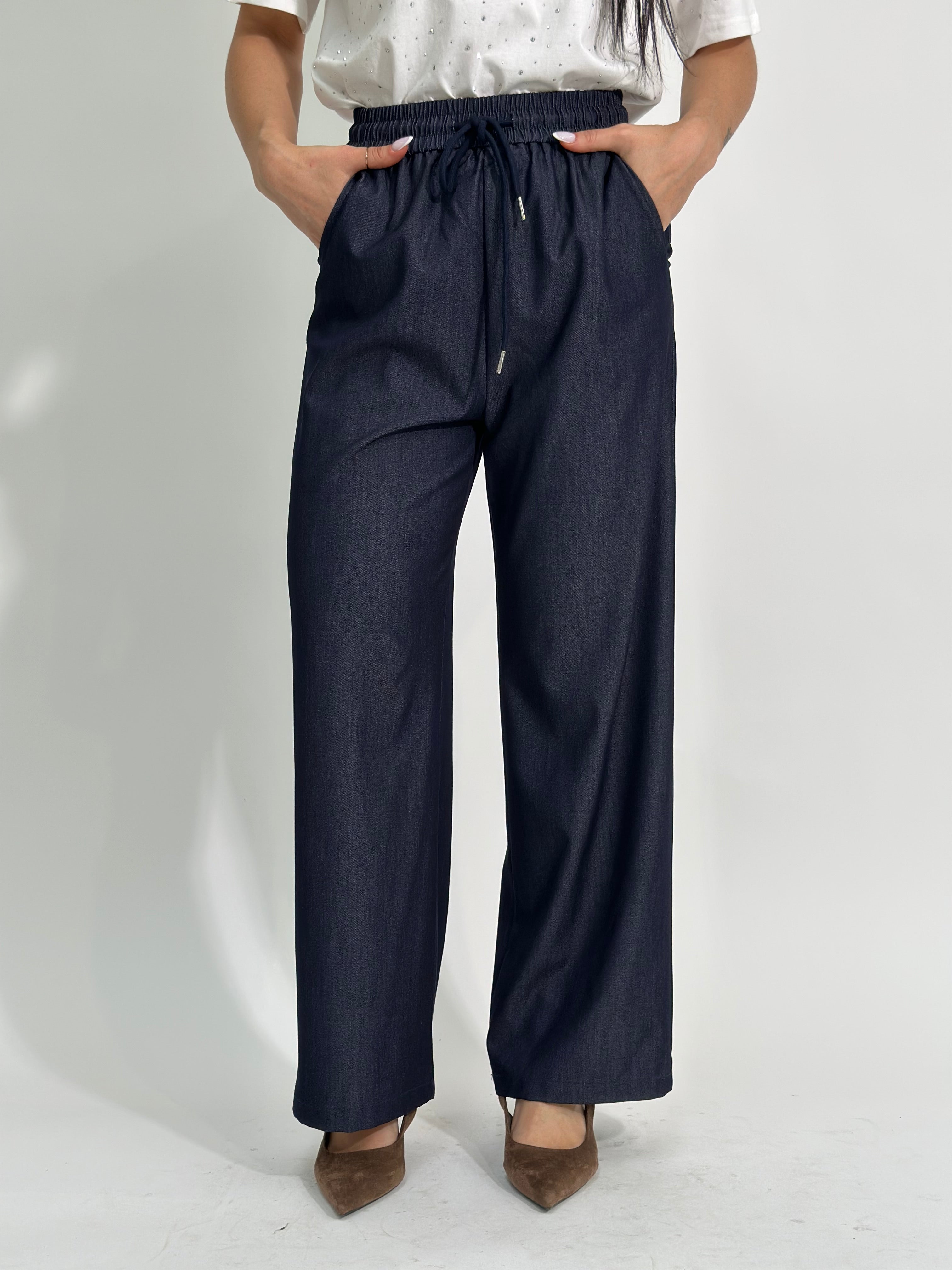 Panta coulisse denim 727