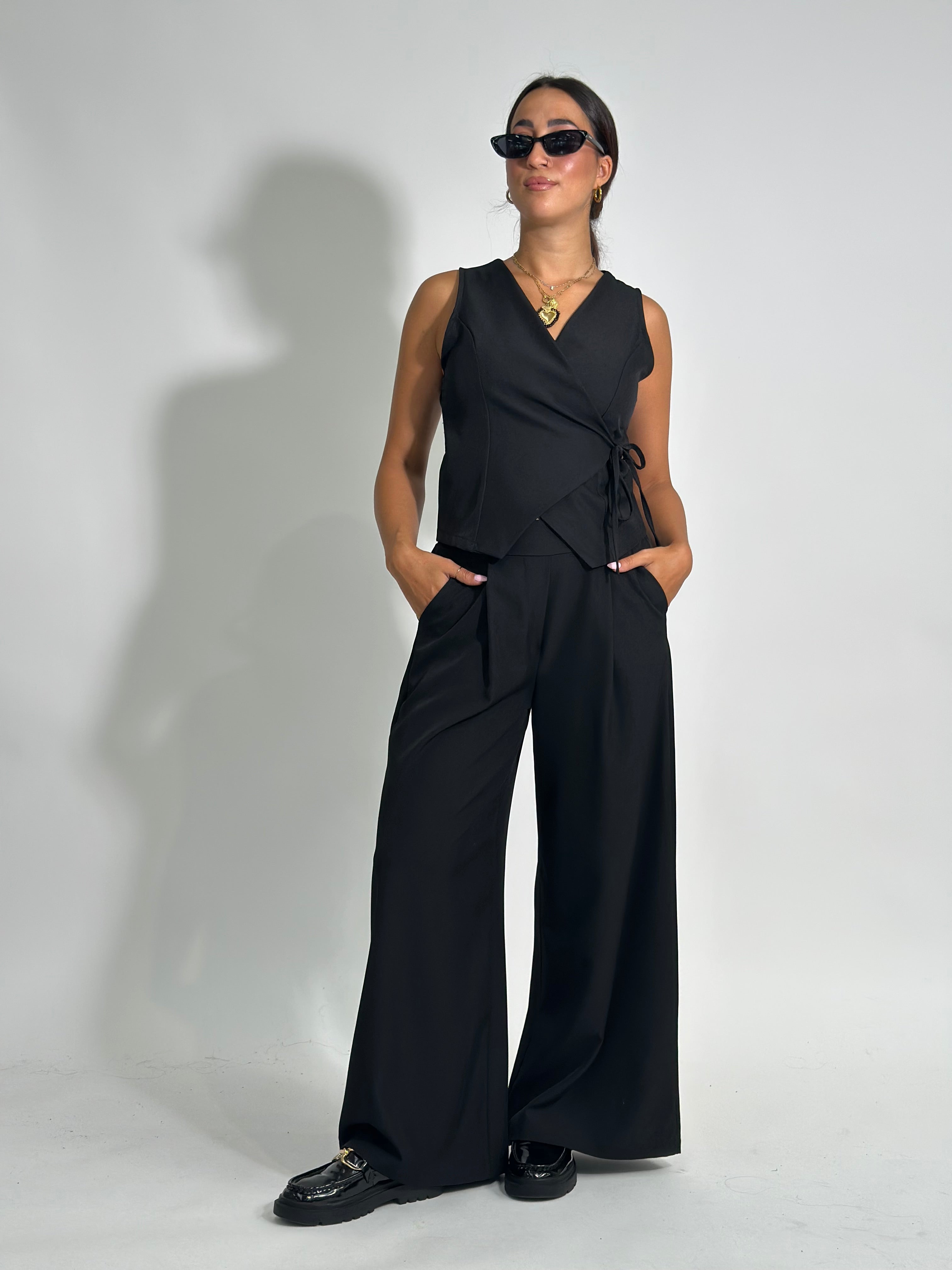 Completo gilet 5181 NERO