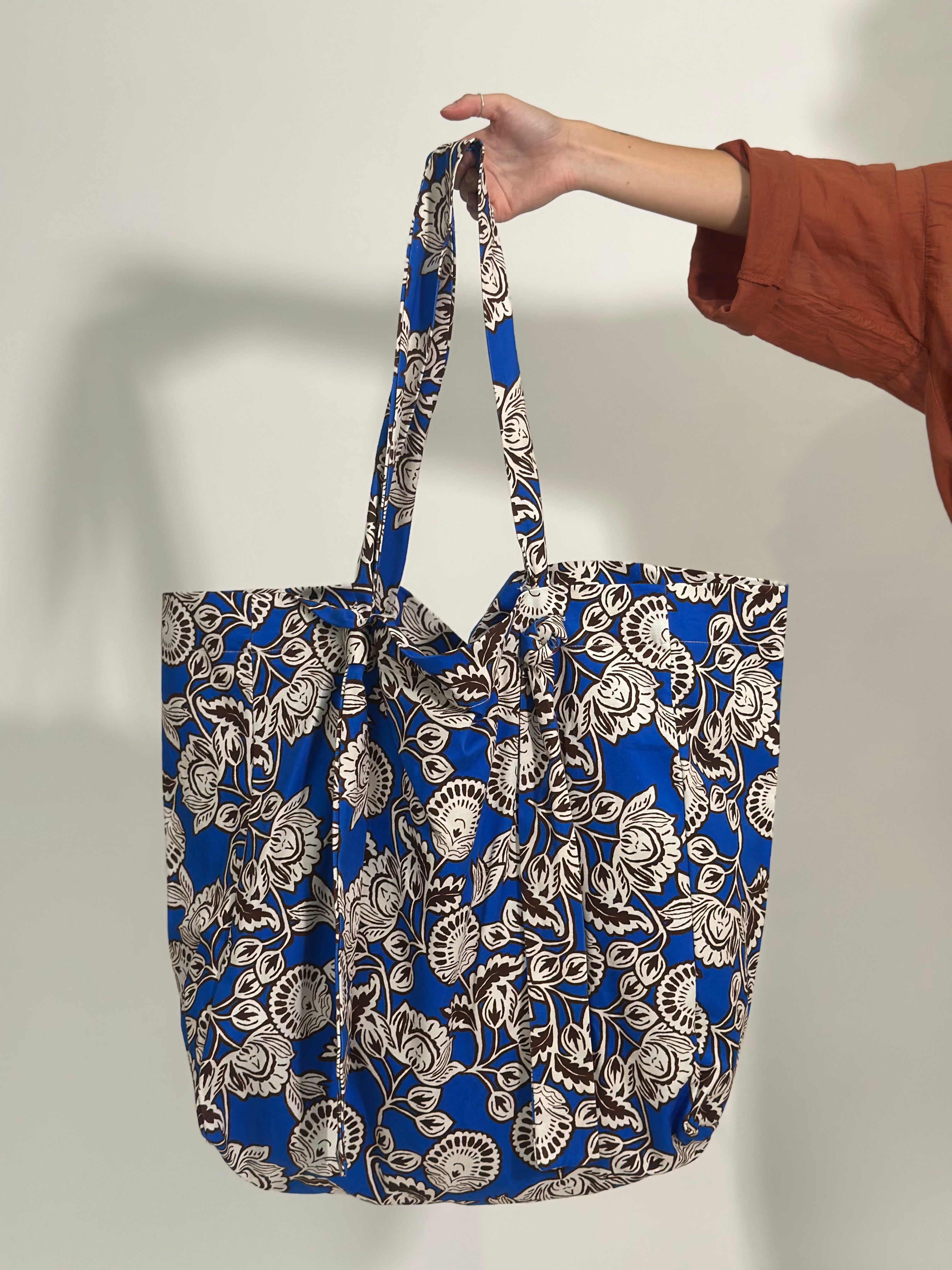 Borsa mare fiori 5771 BLUETTE
