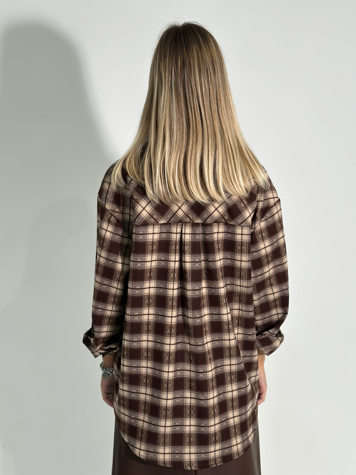 Camicia colletto gioiello 2531 MORO