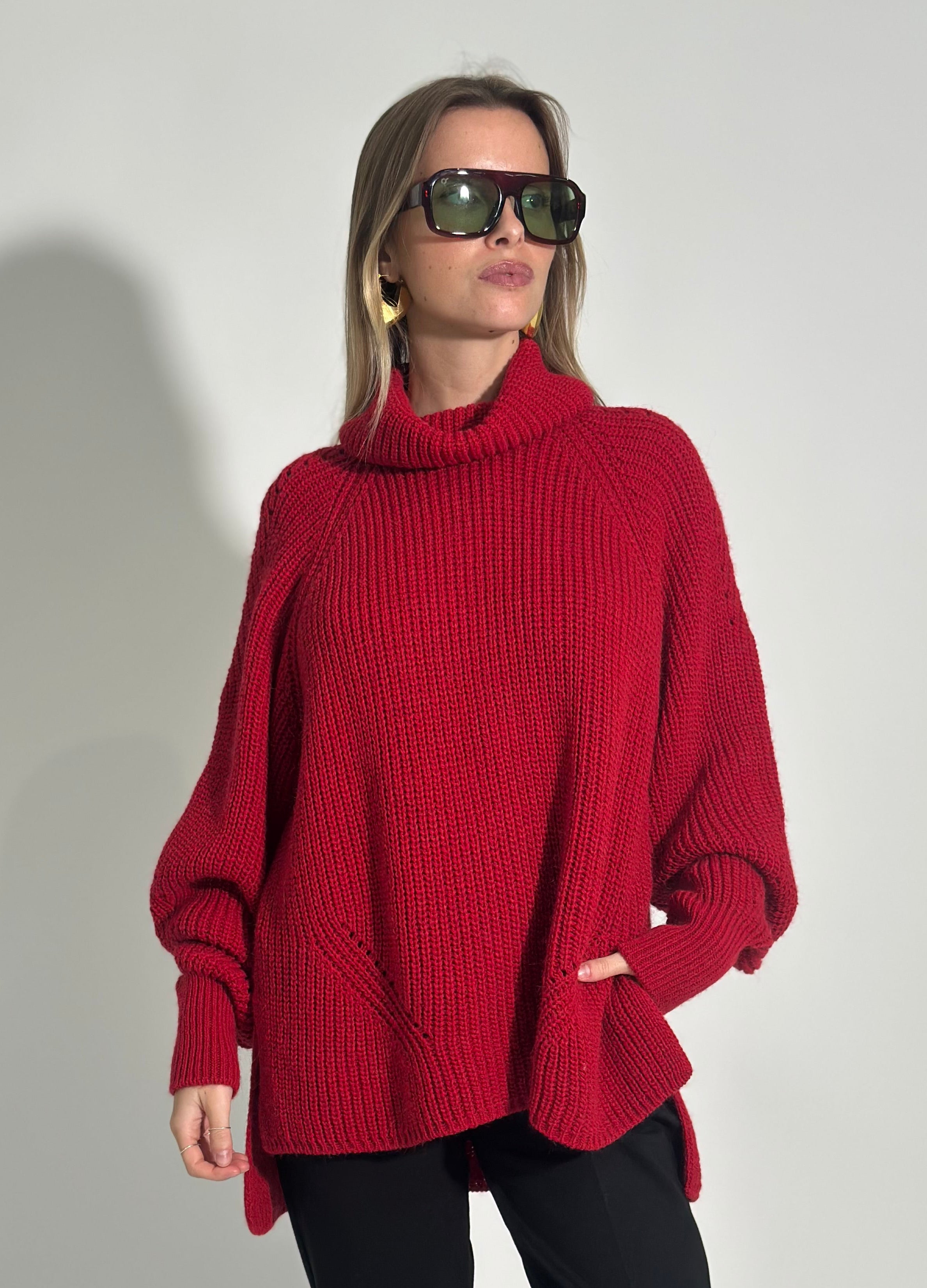 Maglia coste inglese 10343 ROSSO