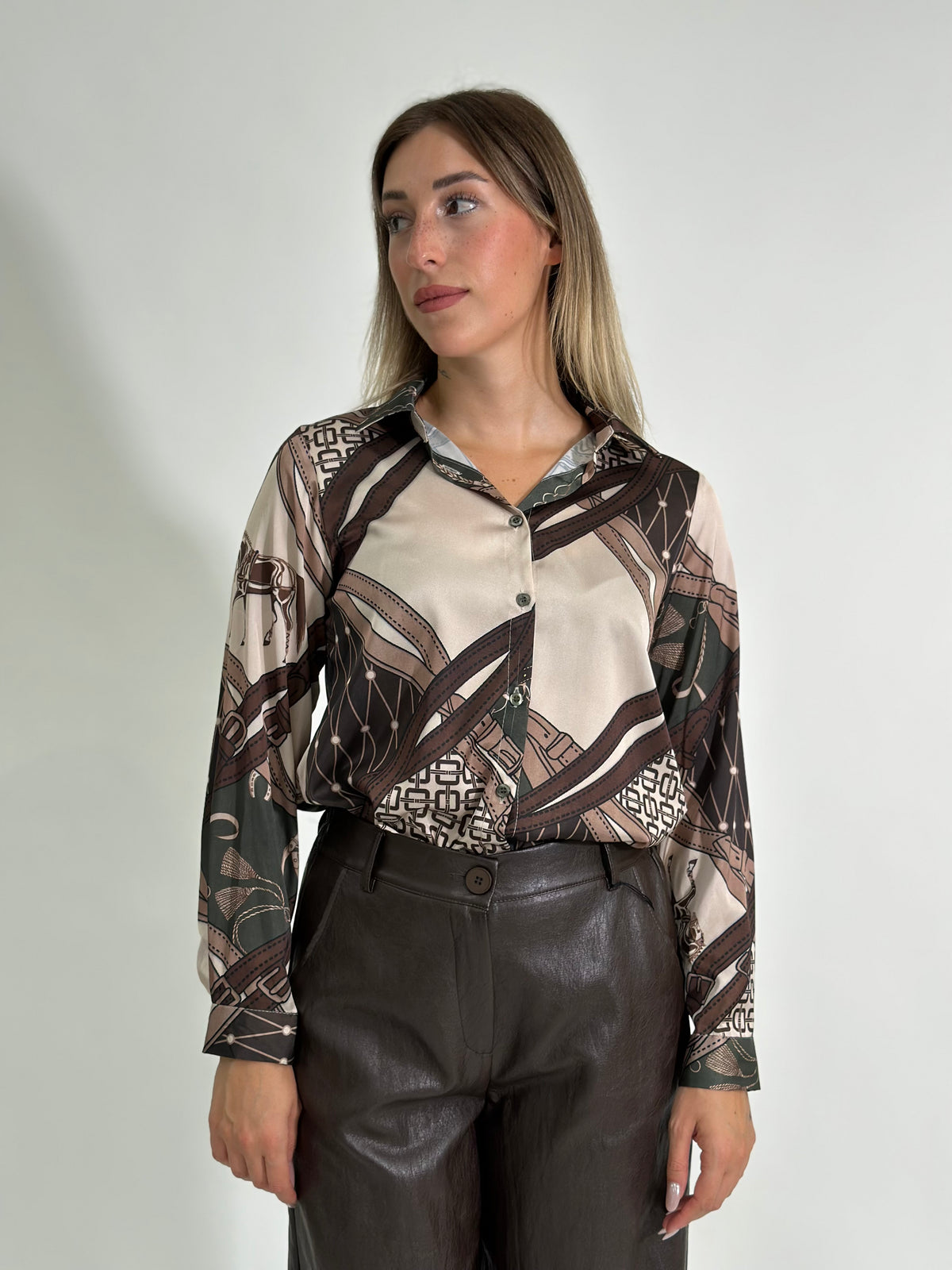 Camicia Horse 24244C BEIGE