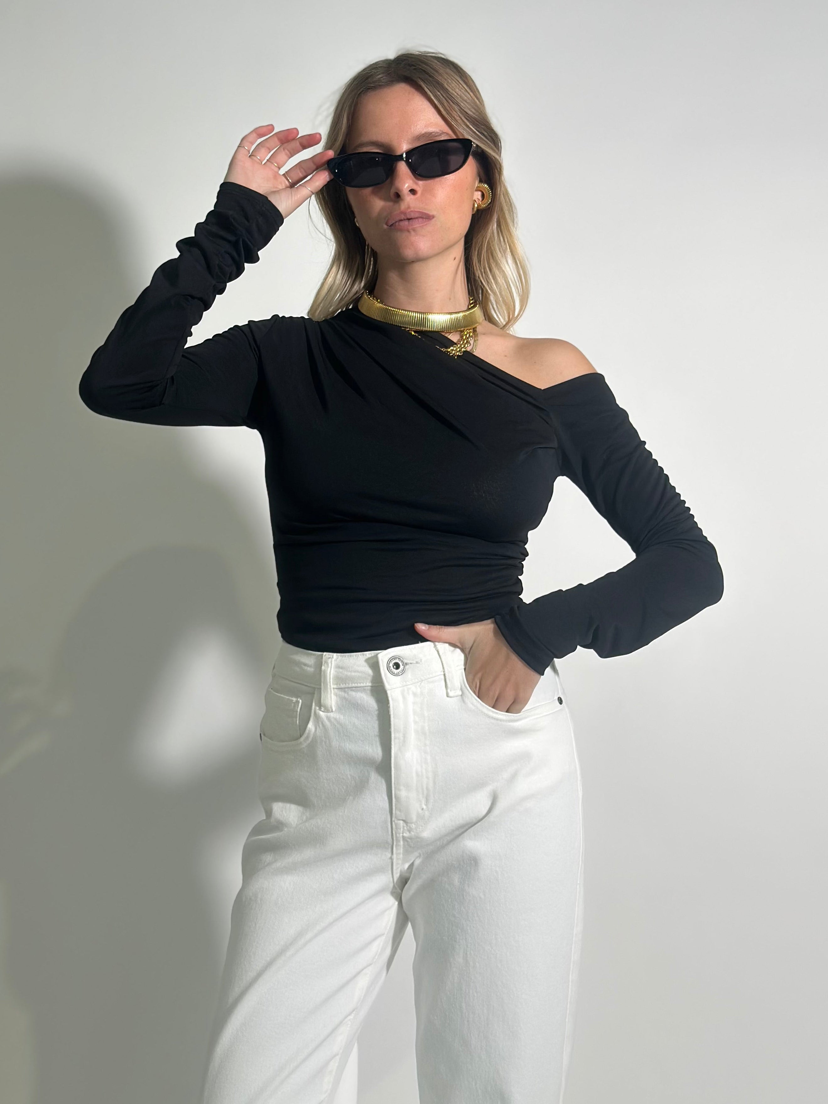 Maglia monospalla guantino 9580