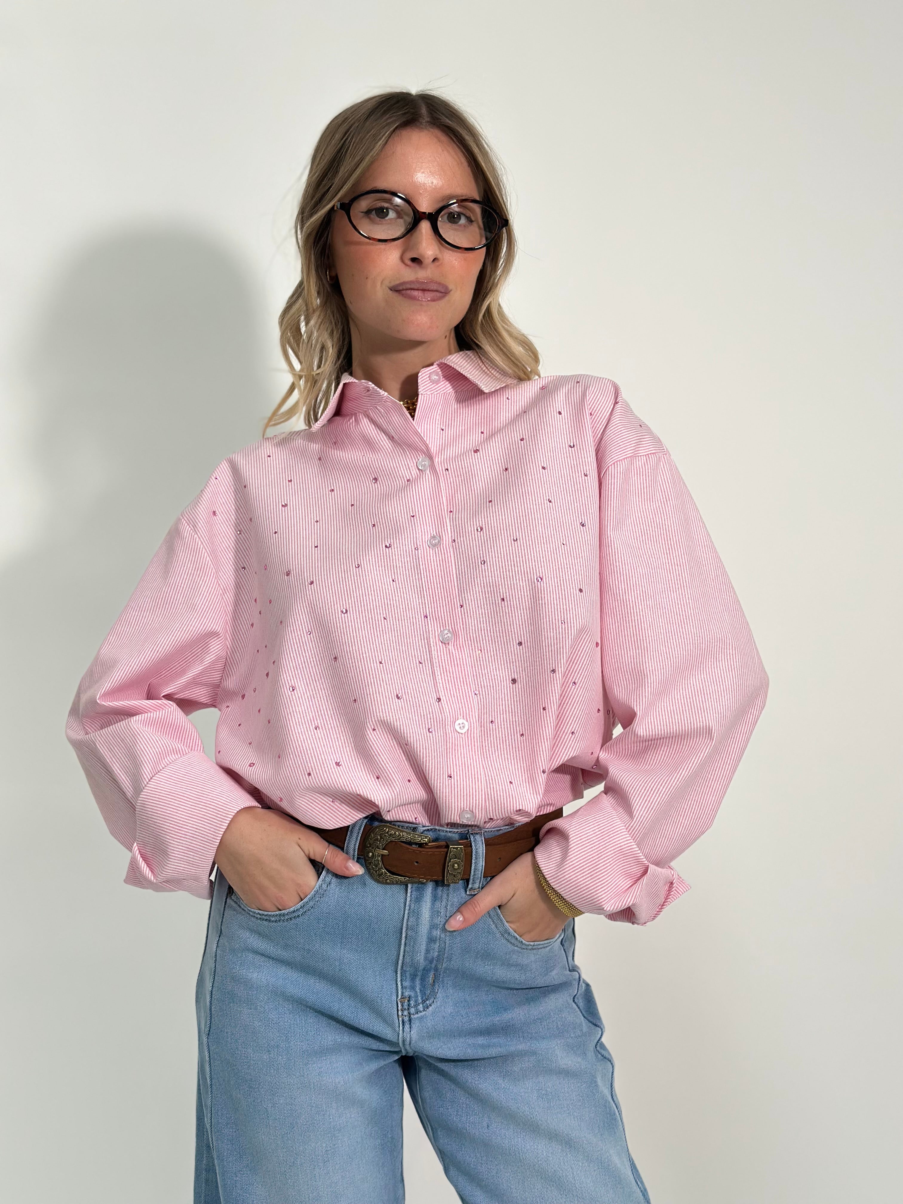 Camicia bastoncino strass 2514