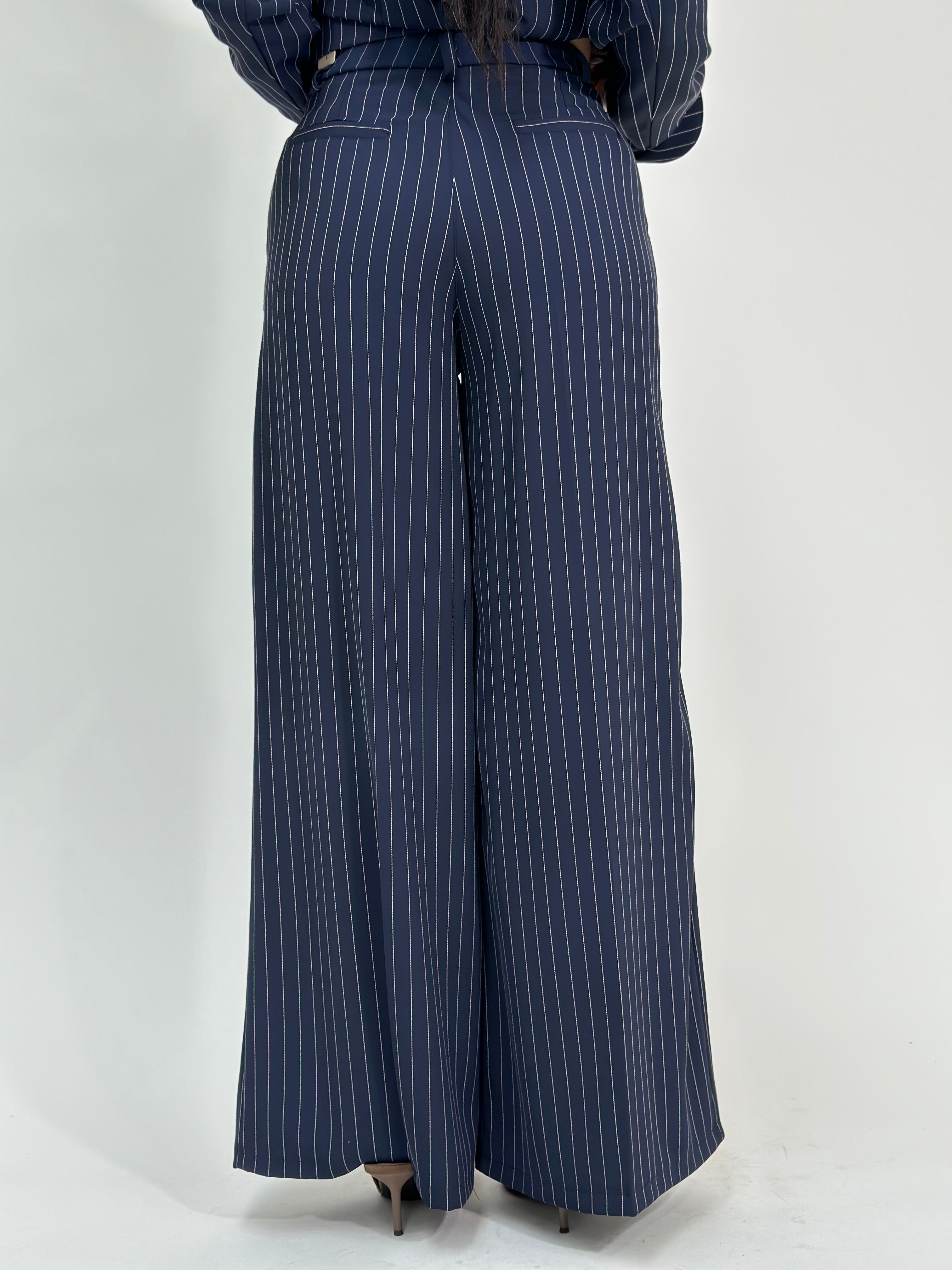 Pantalone gessato palazzo 6093