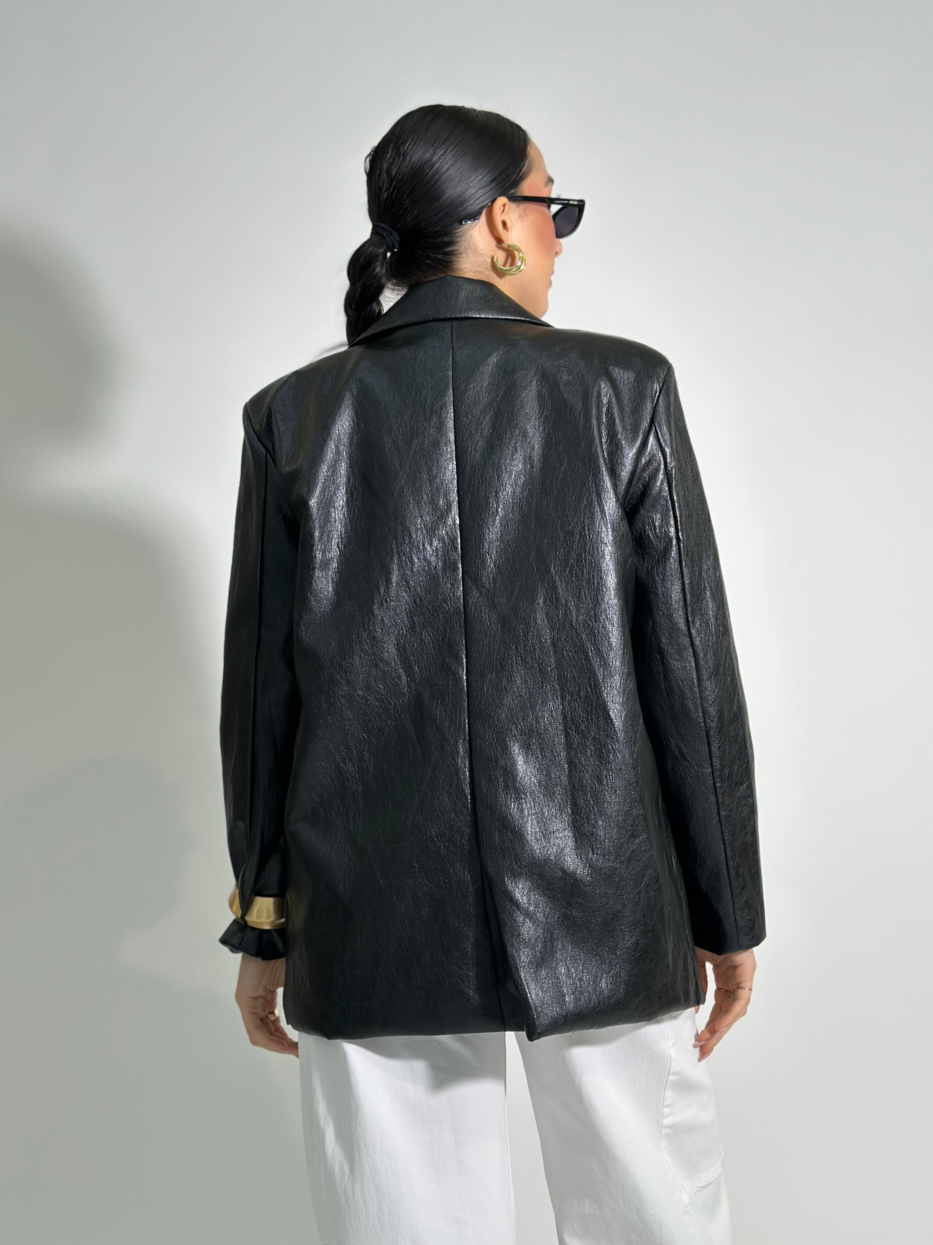 Giacca effetto stropicciato 19305