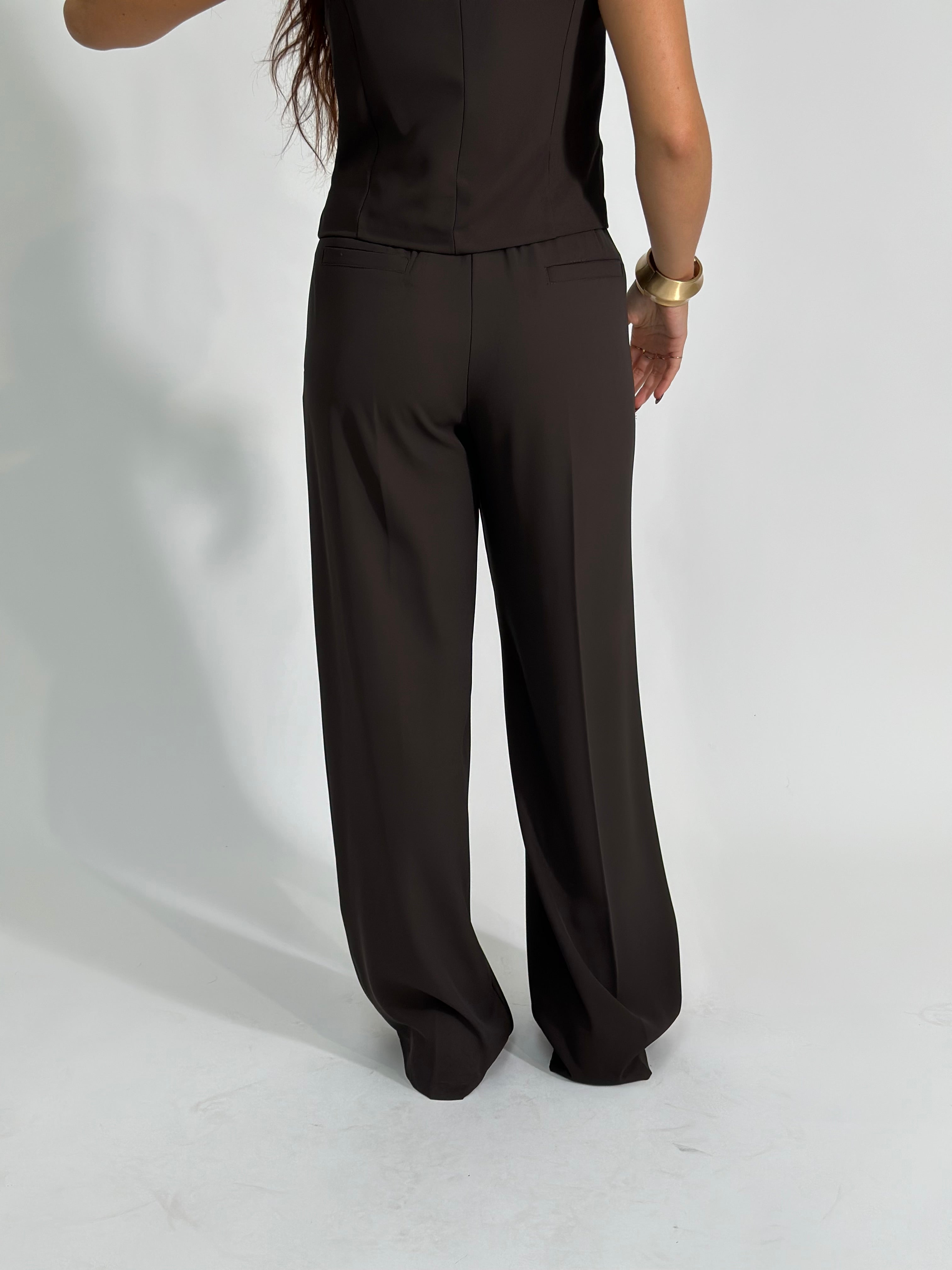 Pantalone fluido 7229 MORO