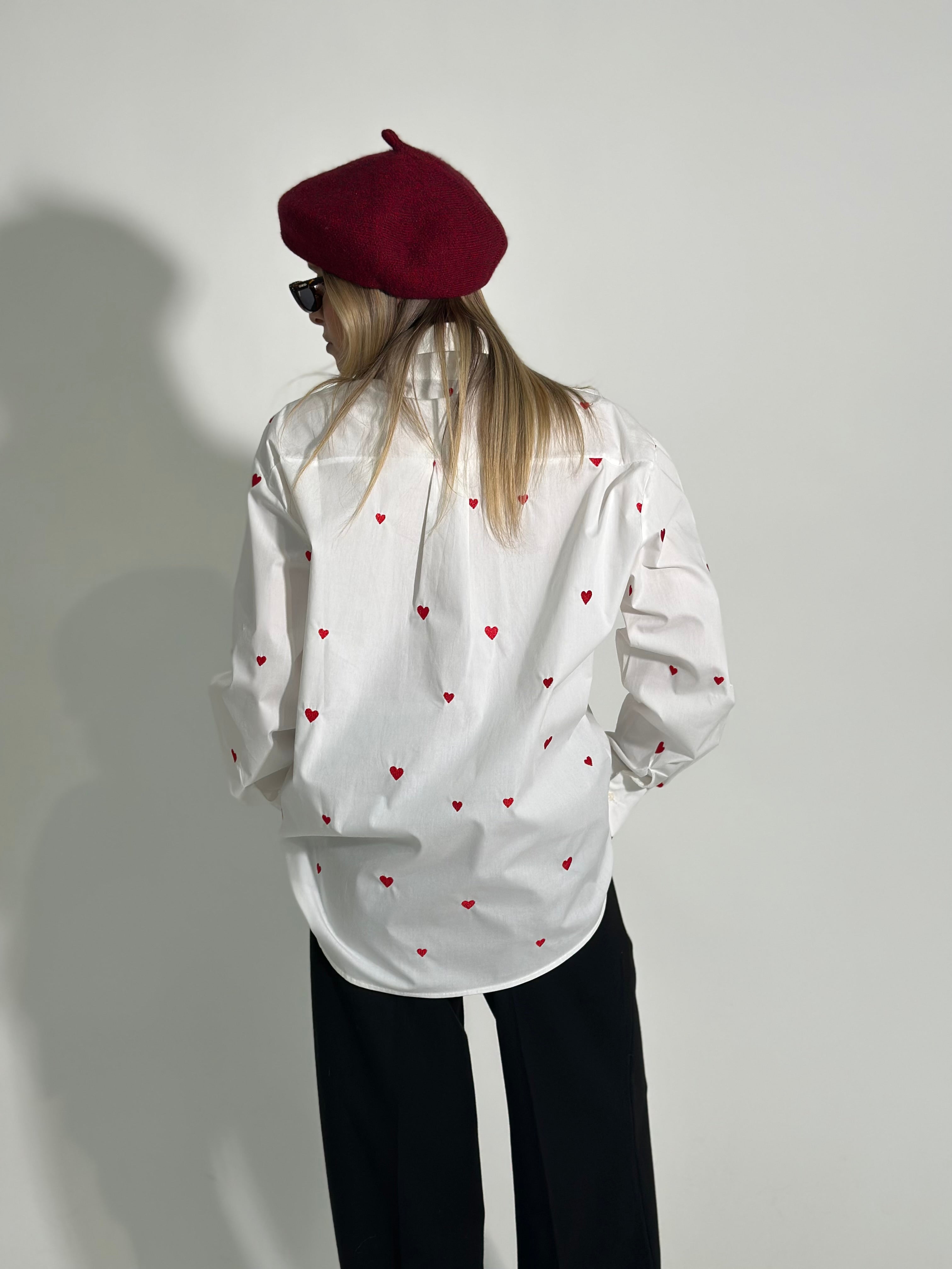 Camicia cuore ricamato 17195