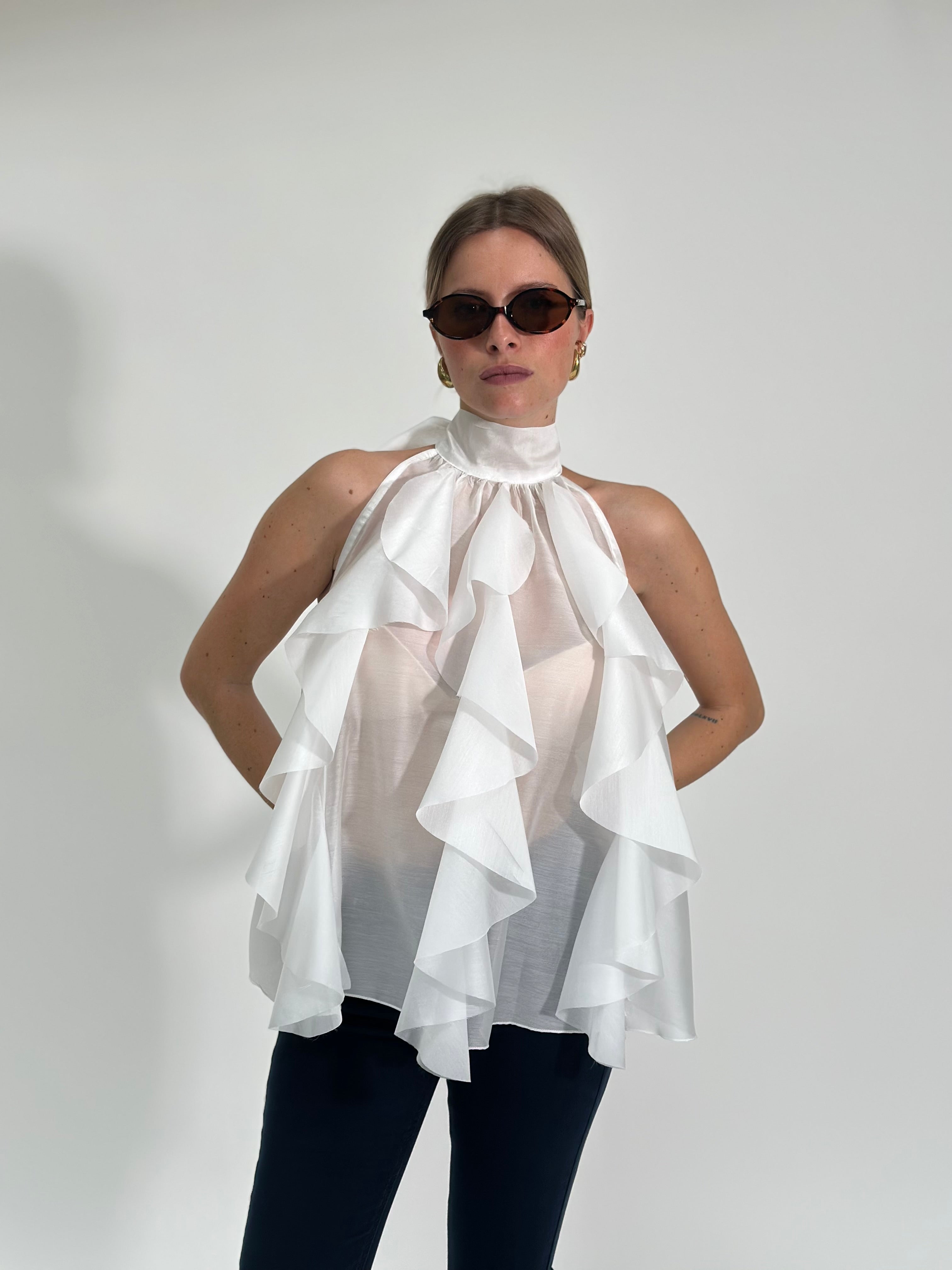 Top rouge 4529 BIANCO